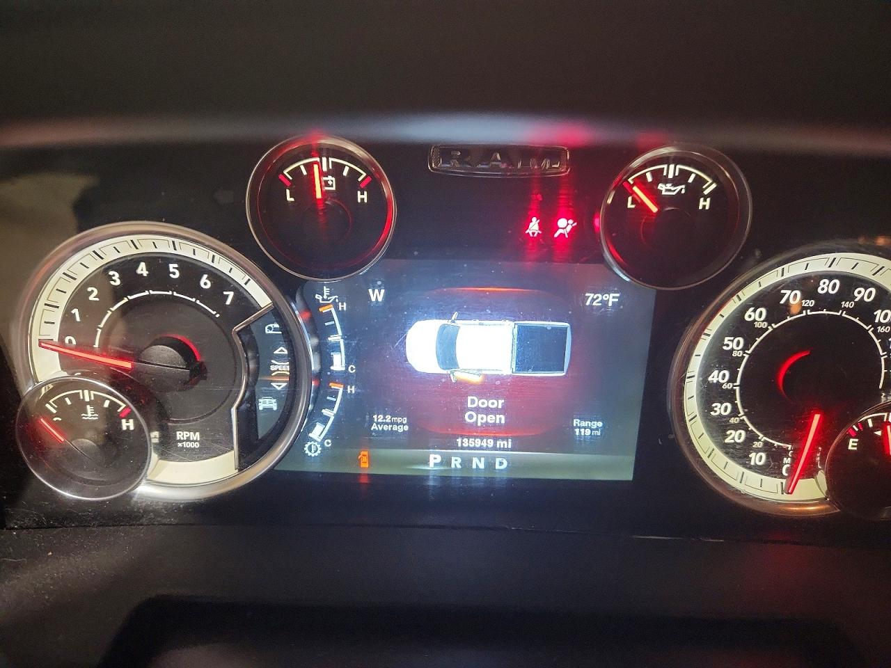 2013 Ram 1500 Slt Red vin: 1C6RR7GT5DS658341