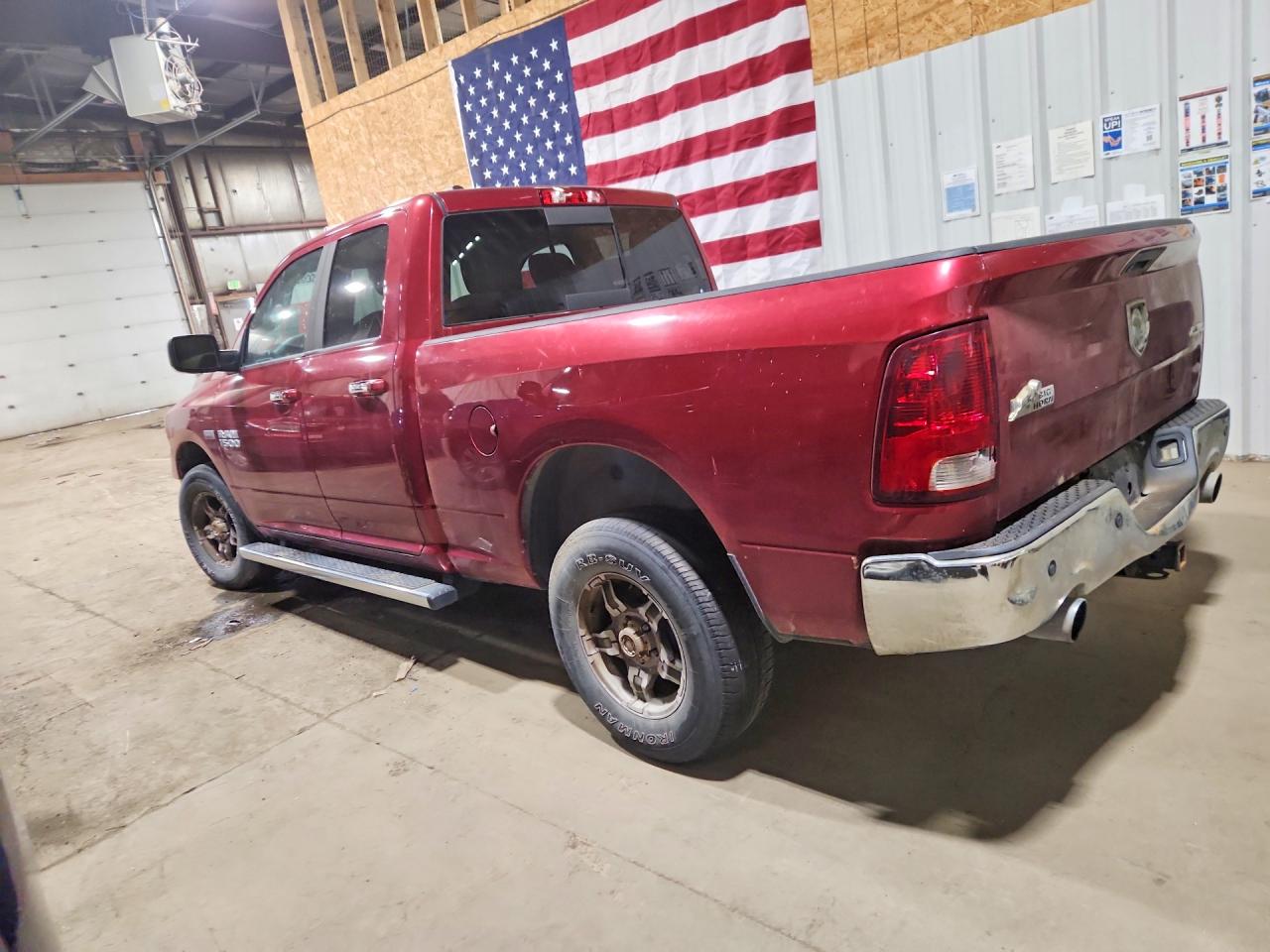 2013 Ram 1500 Slt Red vin: 1C6RR7GT5DS658341