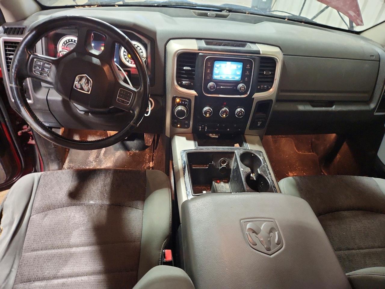 2013 Ram 1500 Slt Red vin: 1C6RR7GT5DS658341