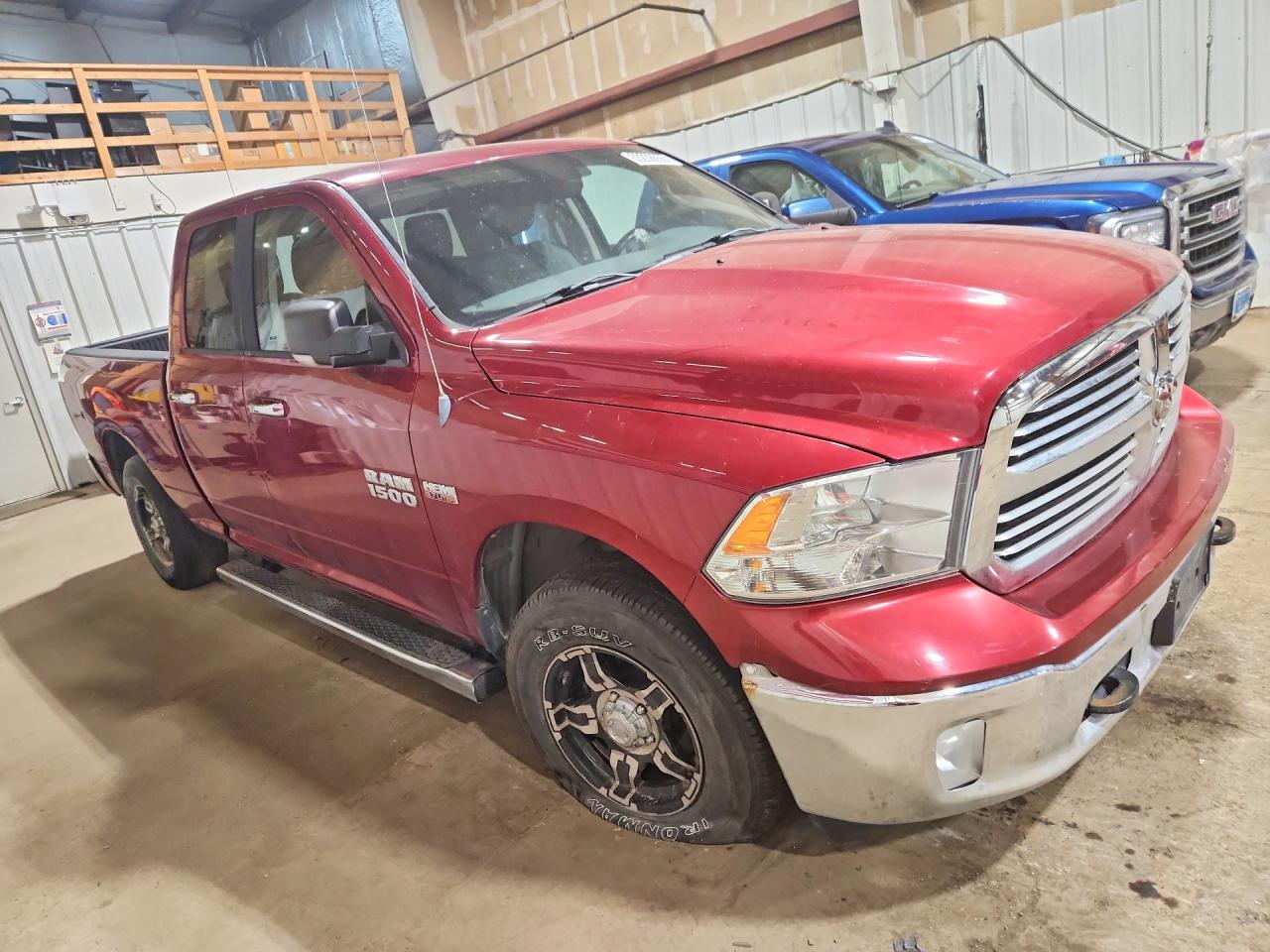 2013 Ram 1500 Slt Red vin: 1C6RR7GT5DS658341