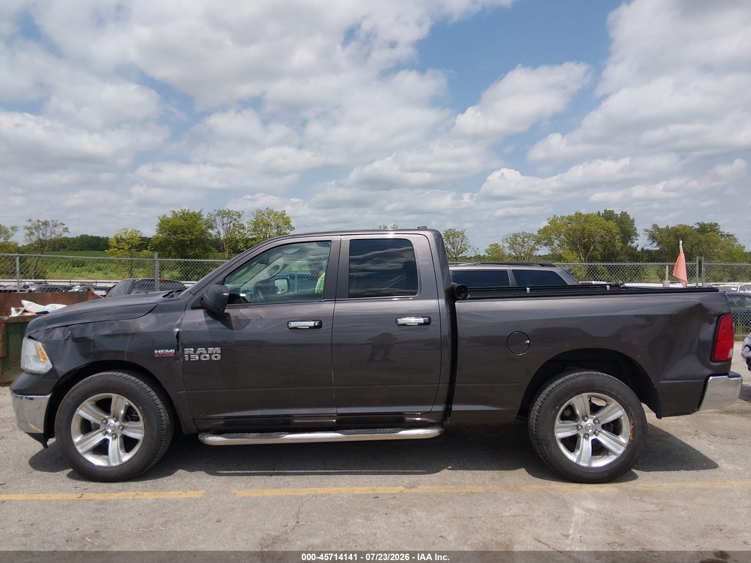 2014 Ram 1500 Big Horn/lone Star/outdoorsman/slt Gray vin: 1C6RR7GT5ES288557