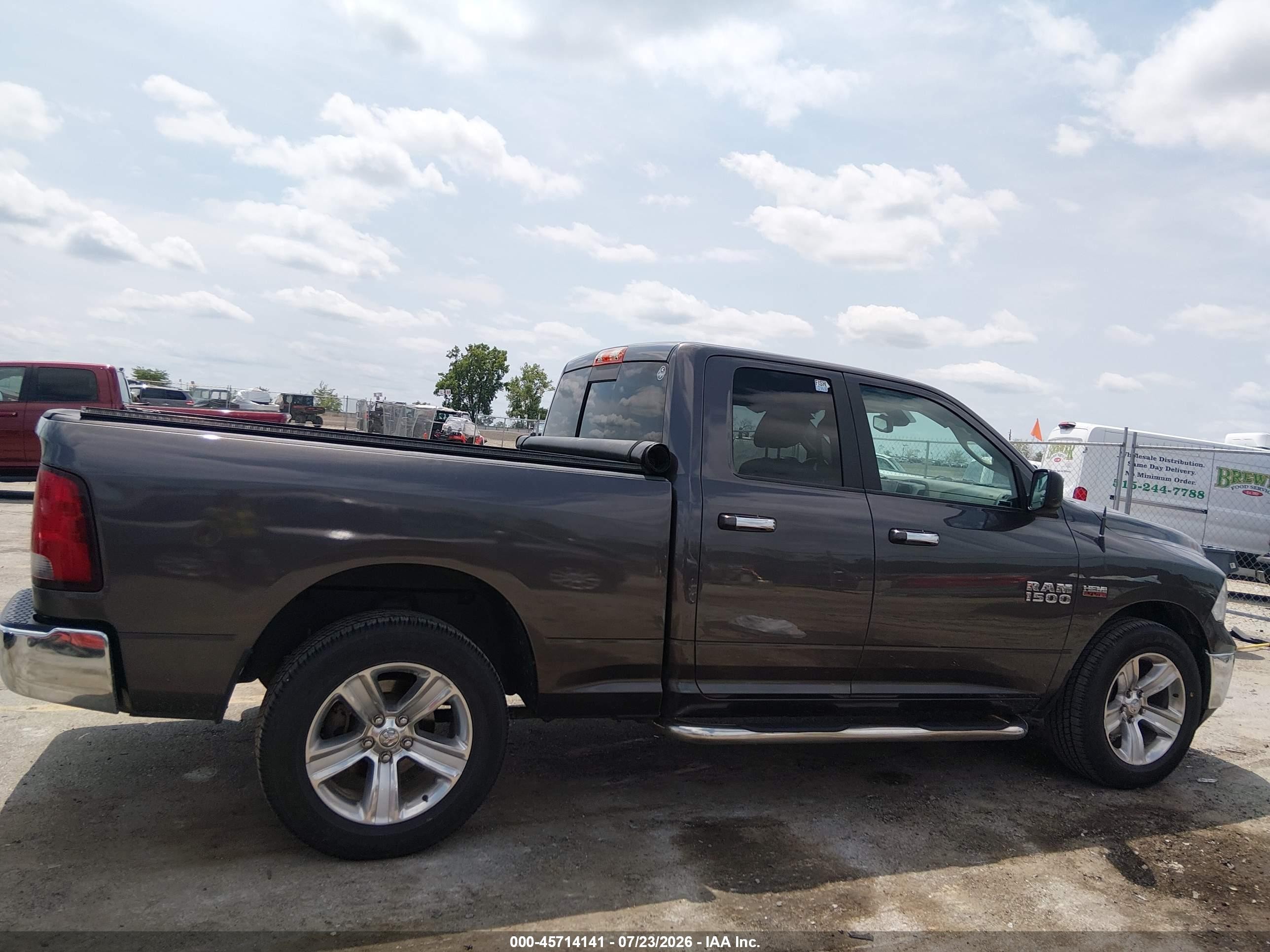 2014 Ram 1500 Big Horn/lone Star/outdoorsman/slt Gray vin: 1C6RR7GT5ES288557