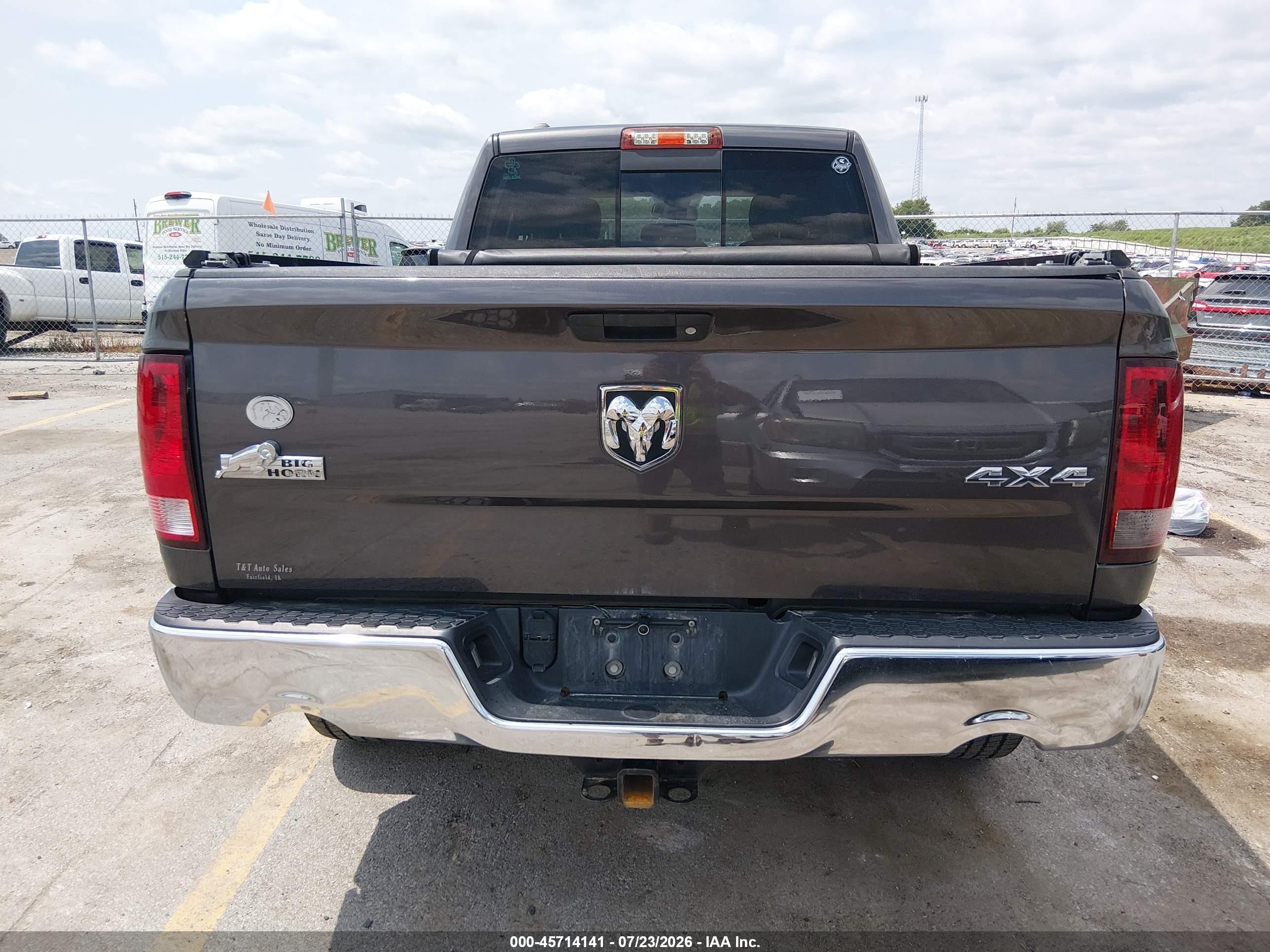 2014 Ram 1500 Big Horn/lone Star/outdoorsman/slt Gray vin: 1C6RR7GT5ES288557