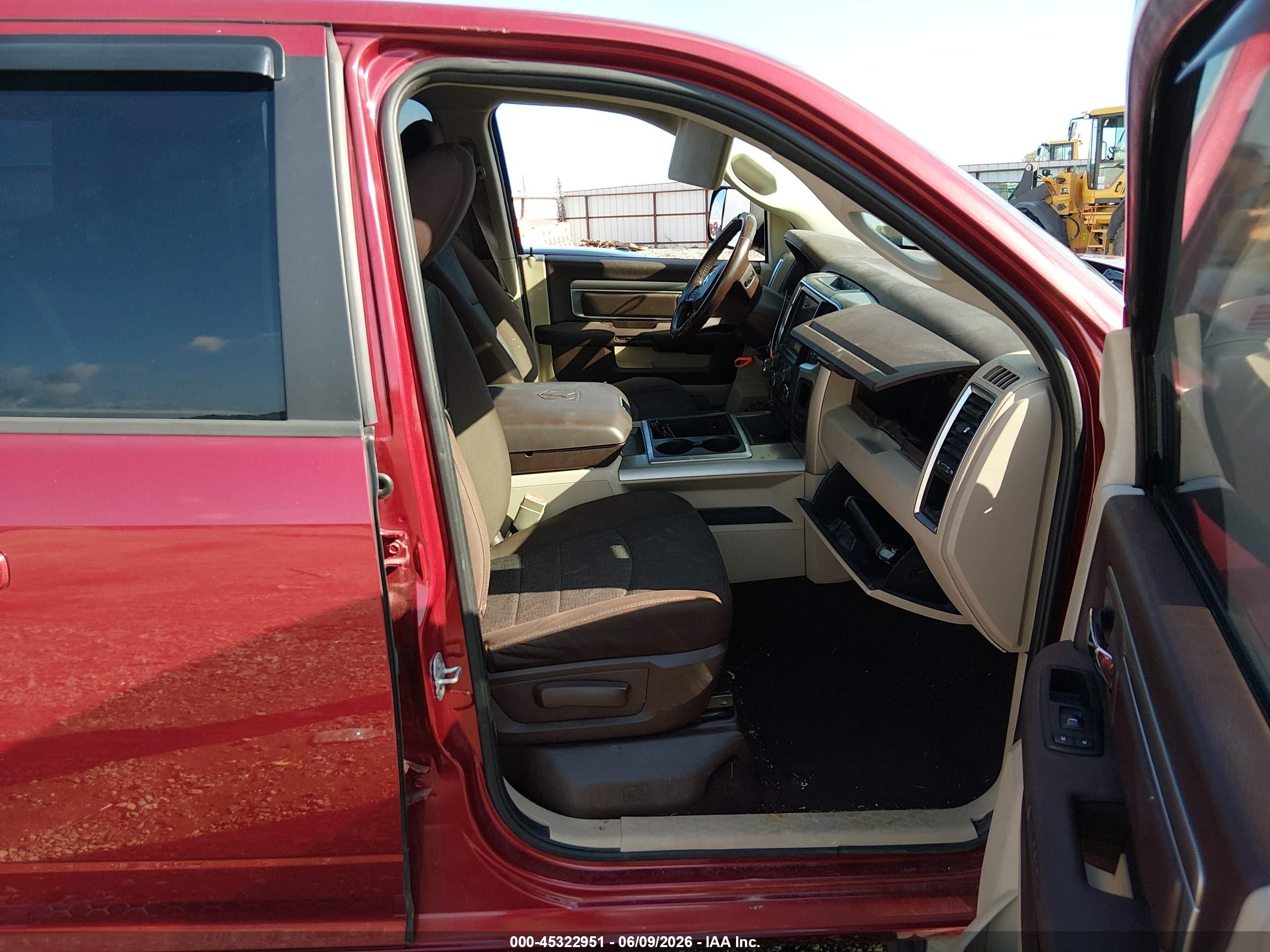 2014 Ram 1500 Big Horn Red vin: 1C6RR7GT5ES313831