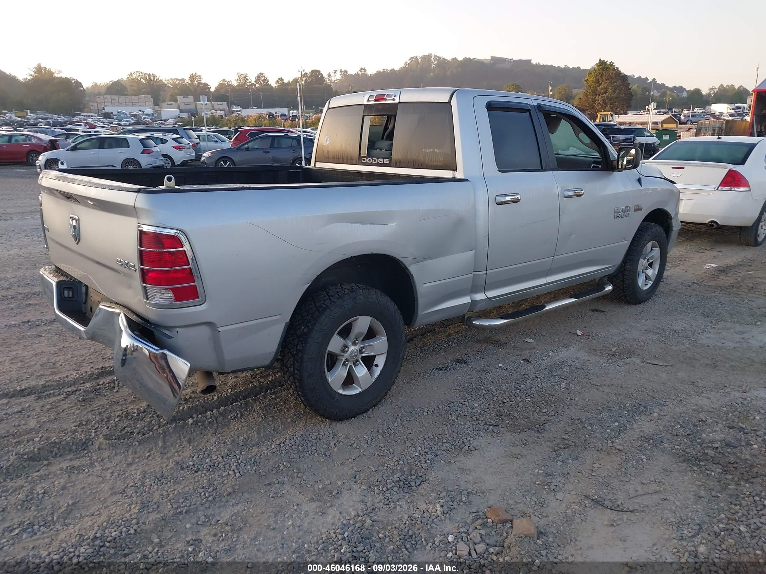 2014 Ram 1500 Slt Silver vin: 1C6RR7GT5ES359188