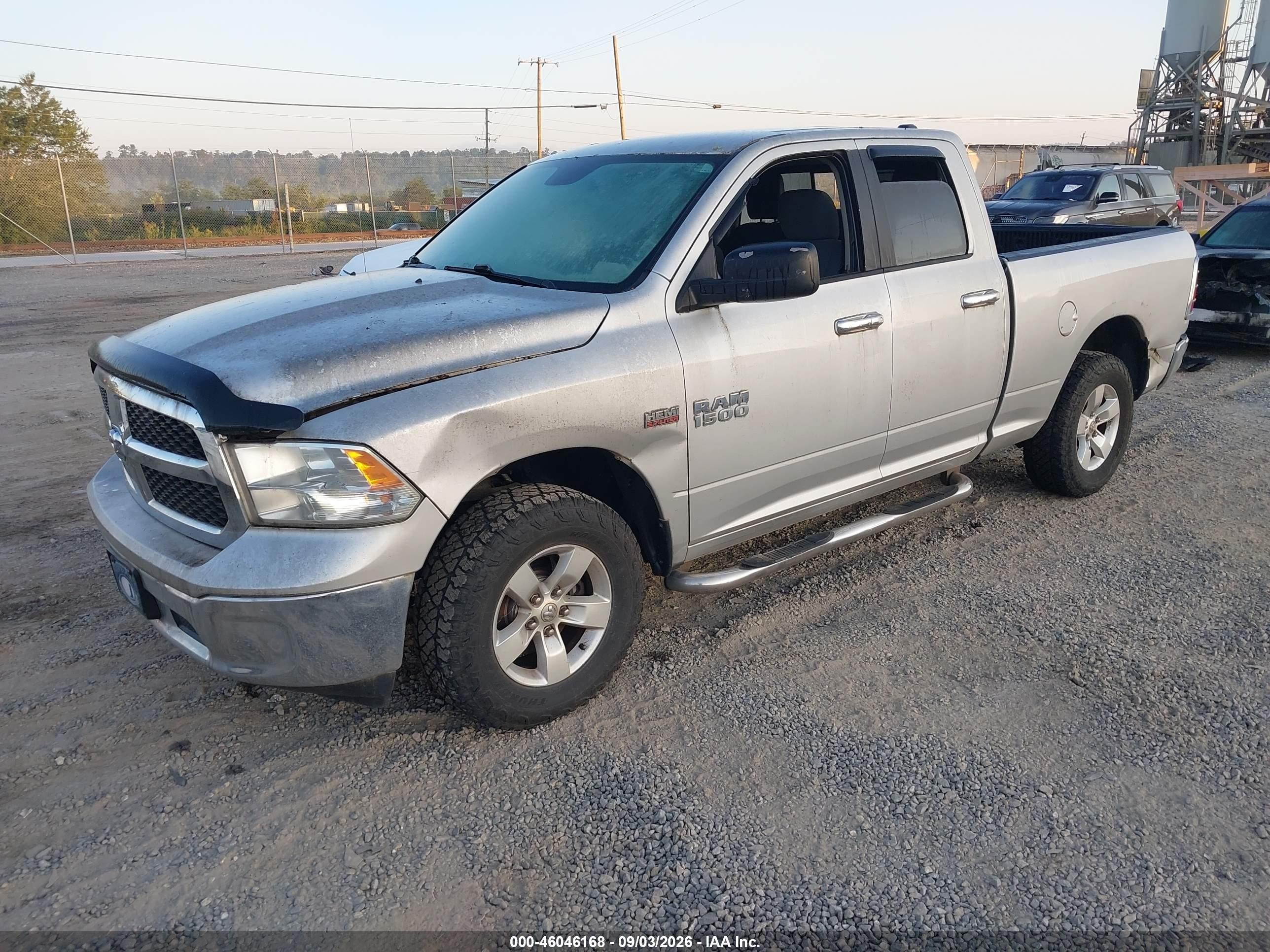2014 Ram 1500 Slt Silver vin: 1C6RR7GT5ES359188