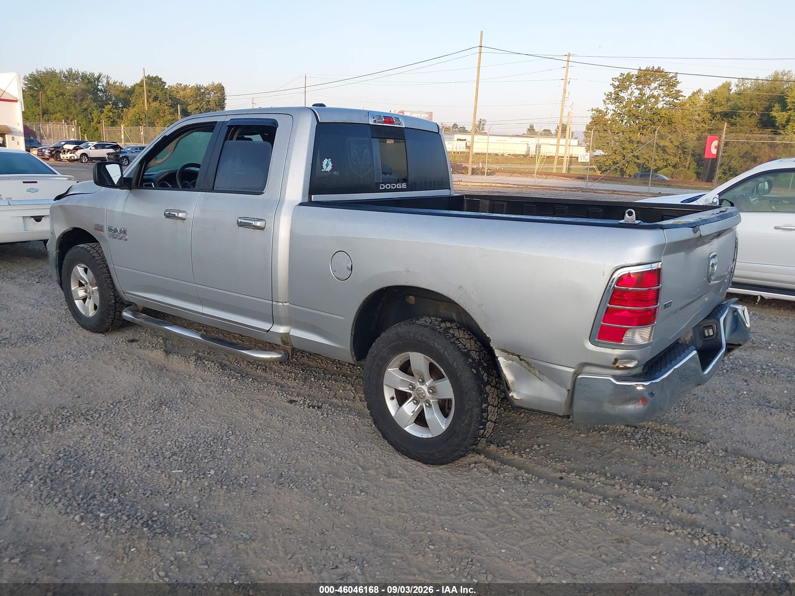 2014 Ram 1500 Slt Silver vin: 1C6RR7GT5ES359188