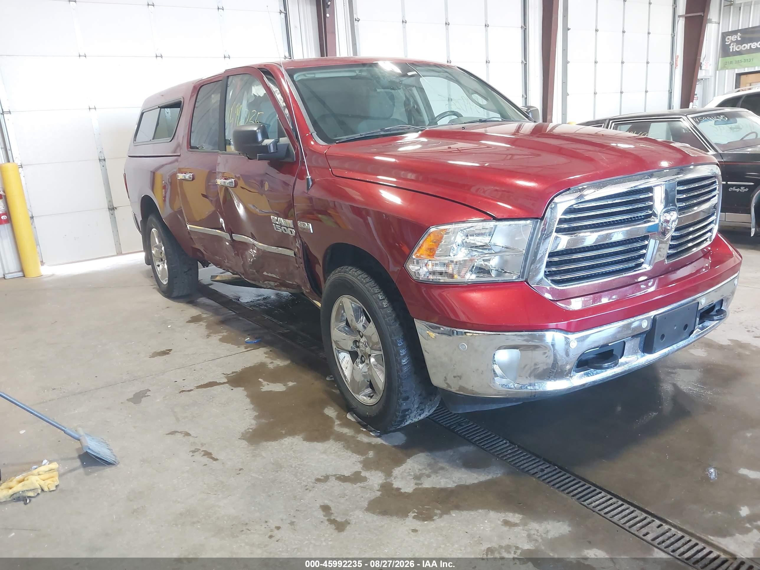 2014 Ram 1500 Big Horn Red vin: 1C6RR7GT5ES447111