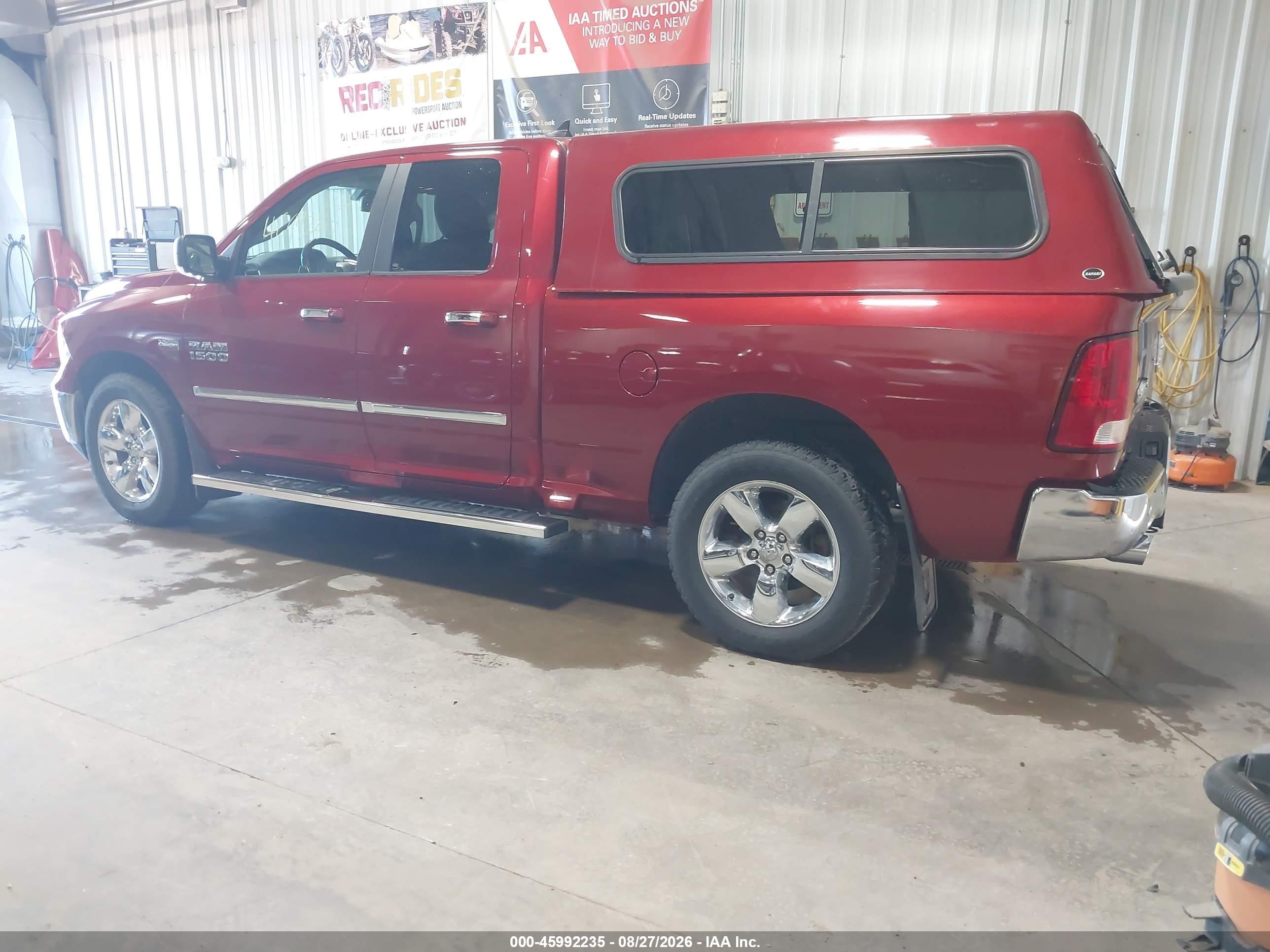 2014 Ram 1500 Big Horn Red vin: 1C6RR7GT5ES447111