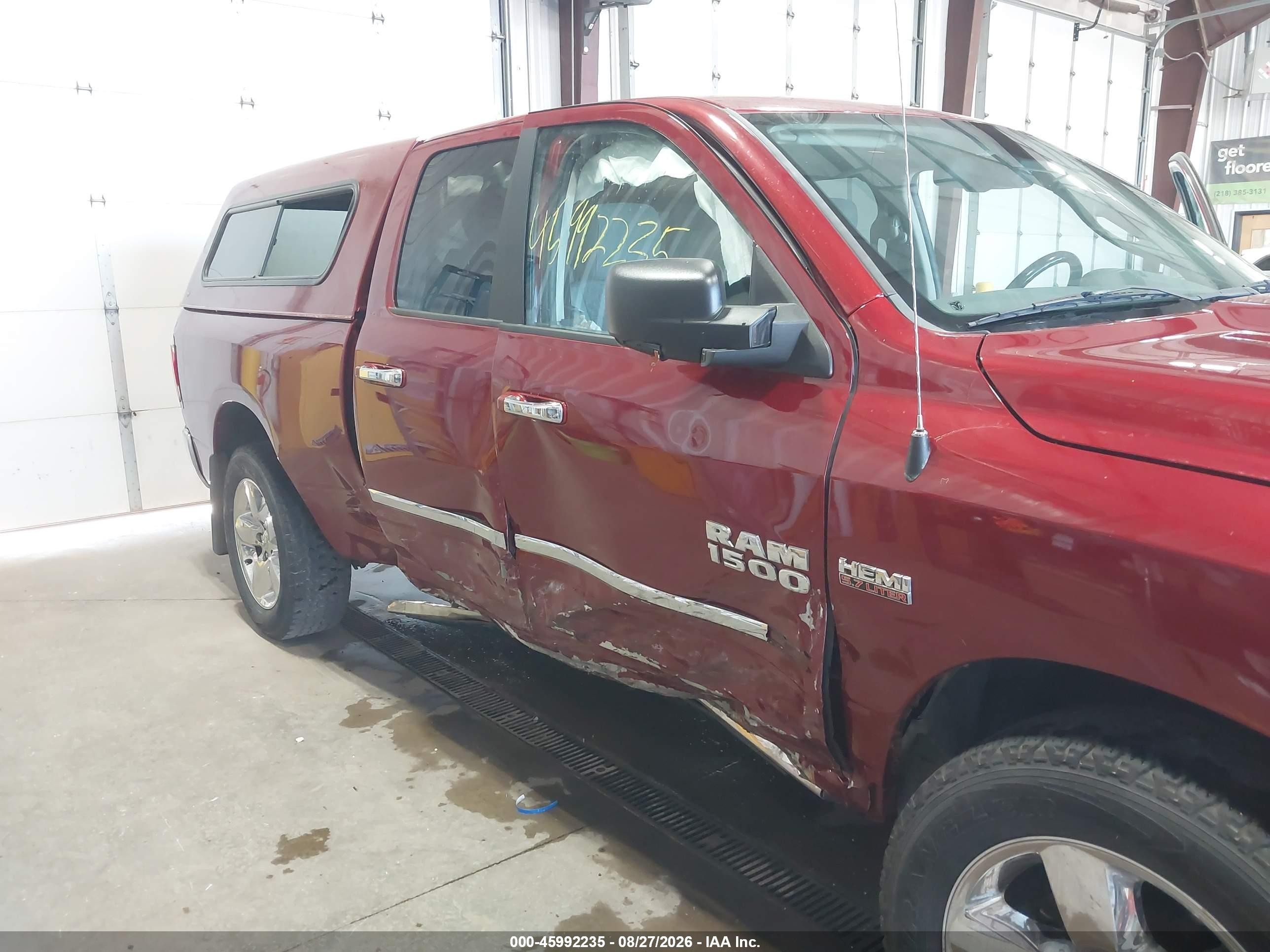 2014 Ram 1500 Big Horn Red vin: 1C6RR7GT5ES447111