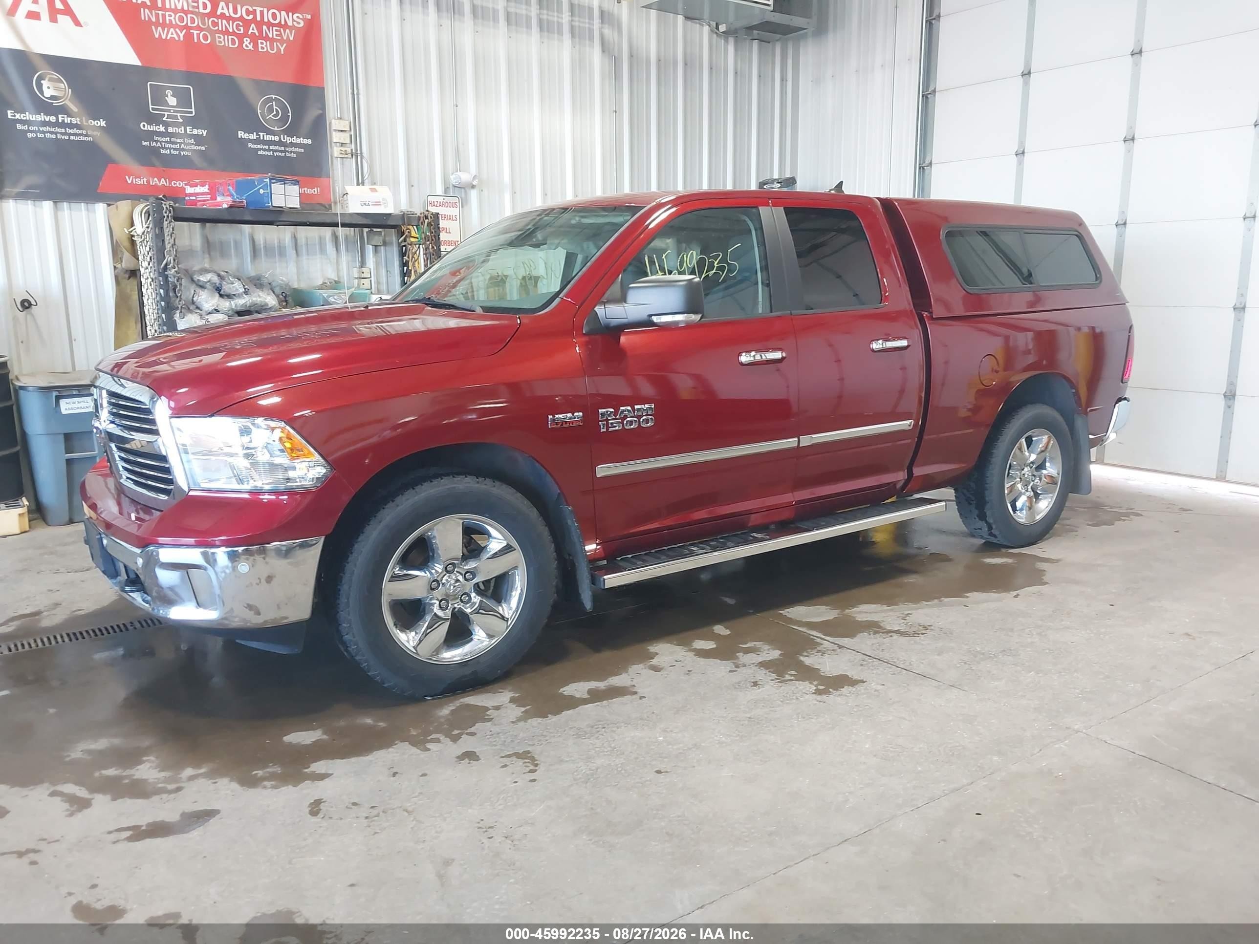 2014 Ram 1500 Big Horn Red vin: 1C6RR7GT5ES447111