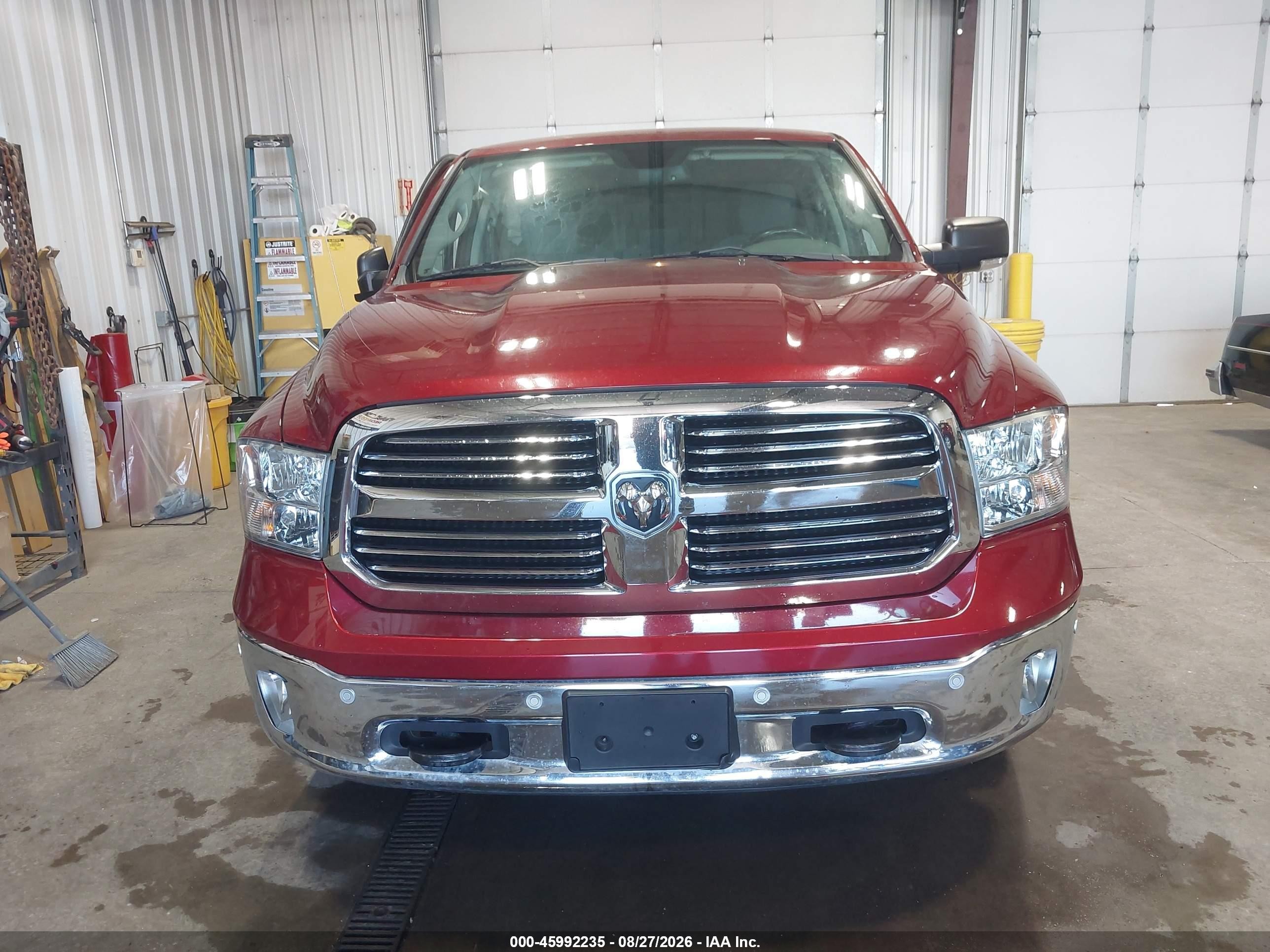 2014 Ram 1500 Big Horn Red vin: 1C6RR7GT5ES447111