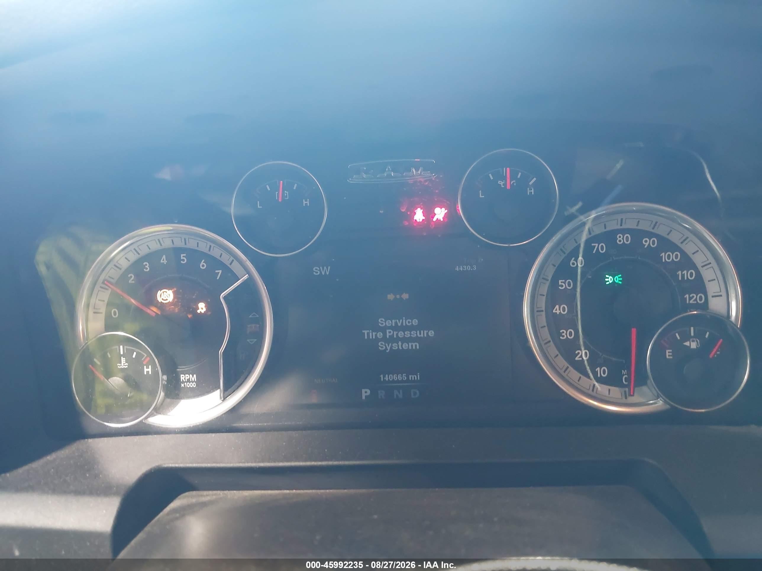 2014 Ram 1500 Big Horn Red vin: 1C6RR7GT5ES447111