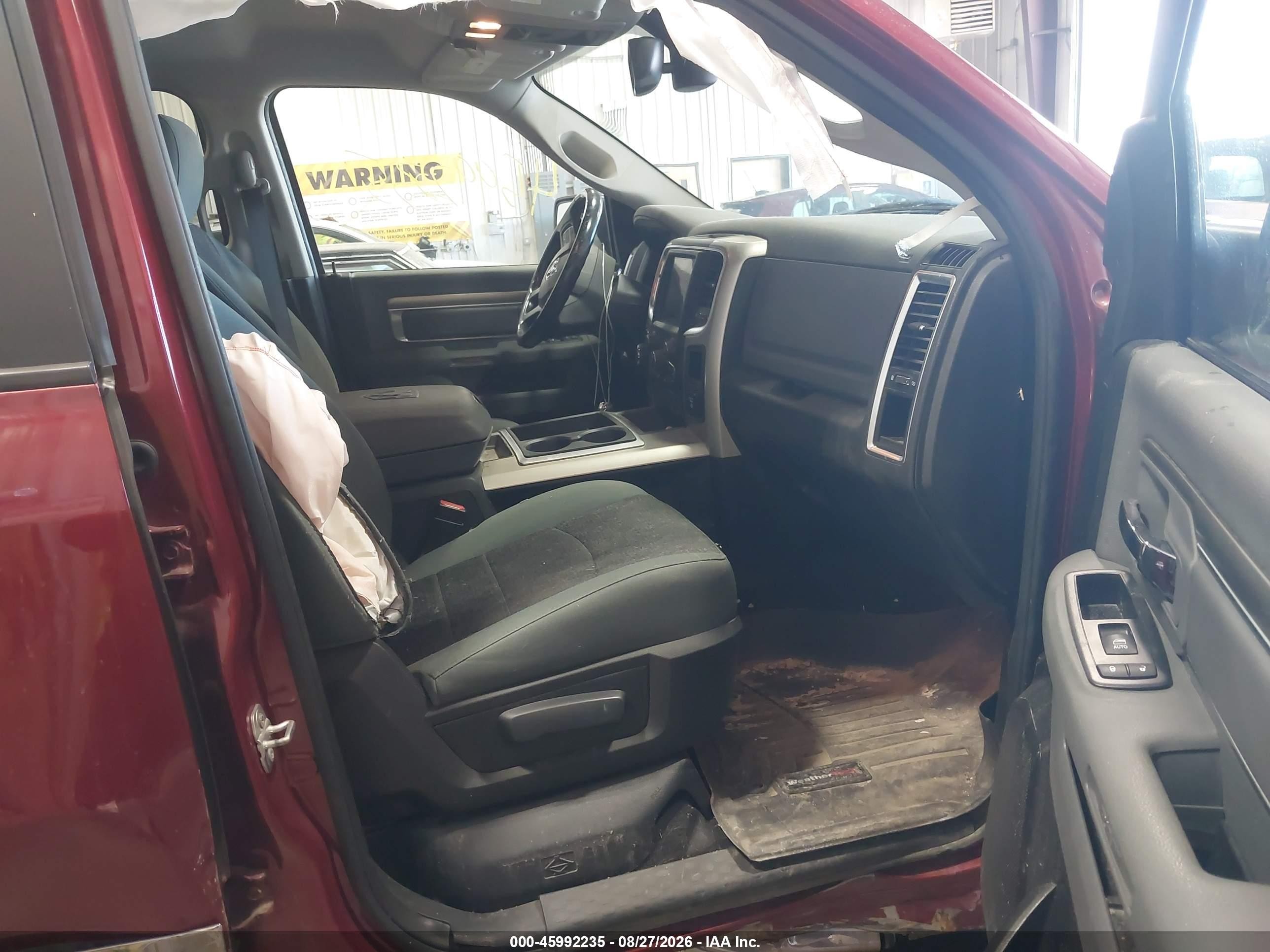 2014 Ram 1500 Big Horn Red vin: 1C6RR7GT5ES447111