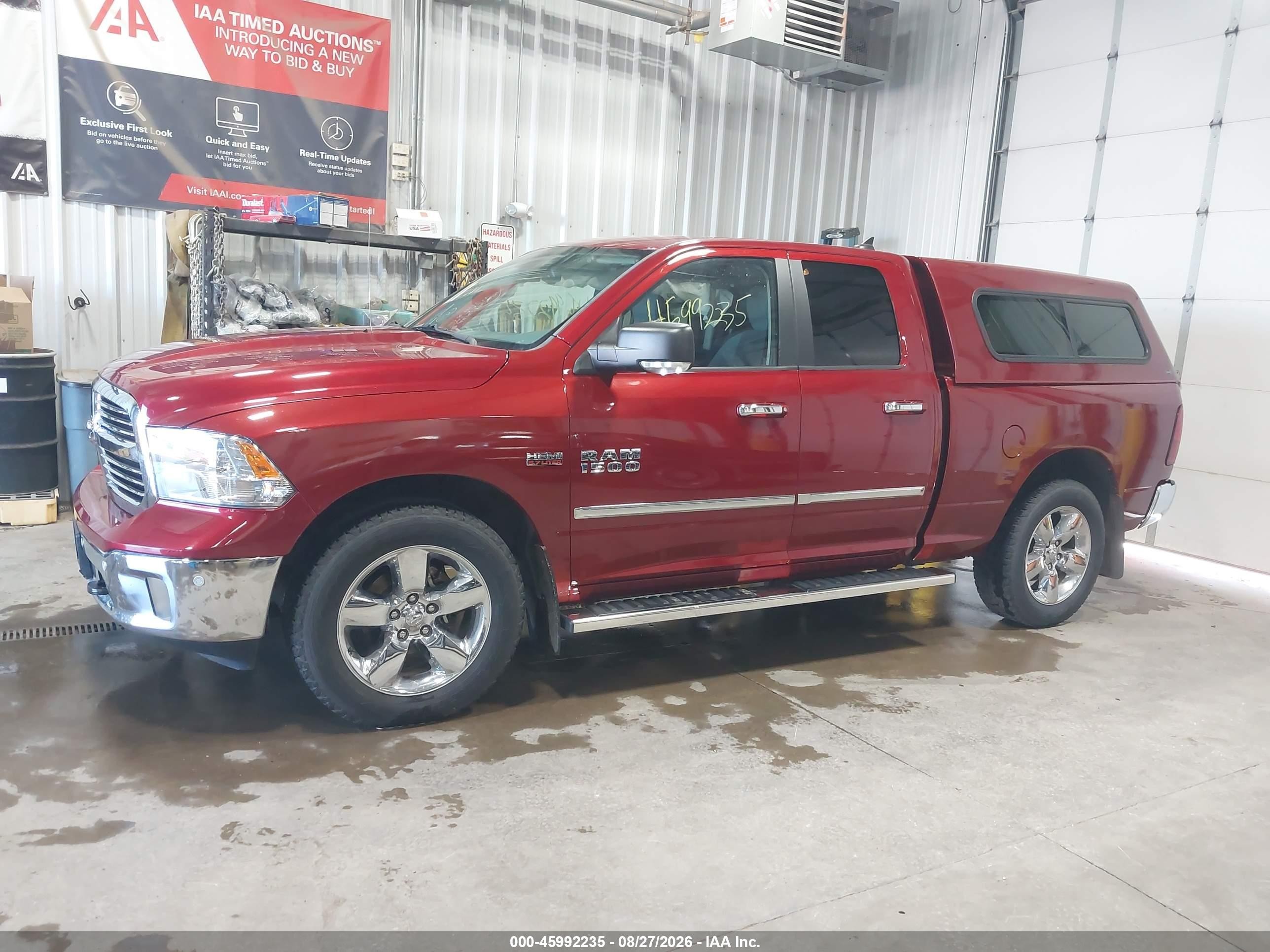 2014 Ram 1500 Big Horn Red vin: 1C6RR7GT5ES447111