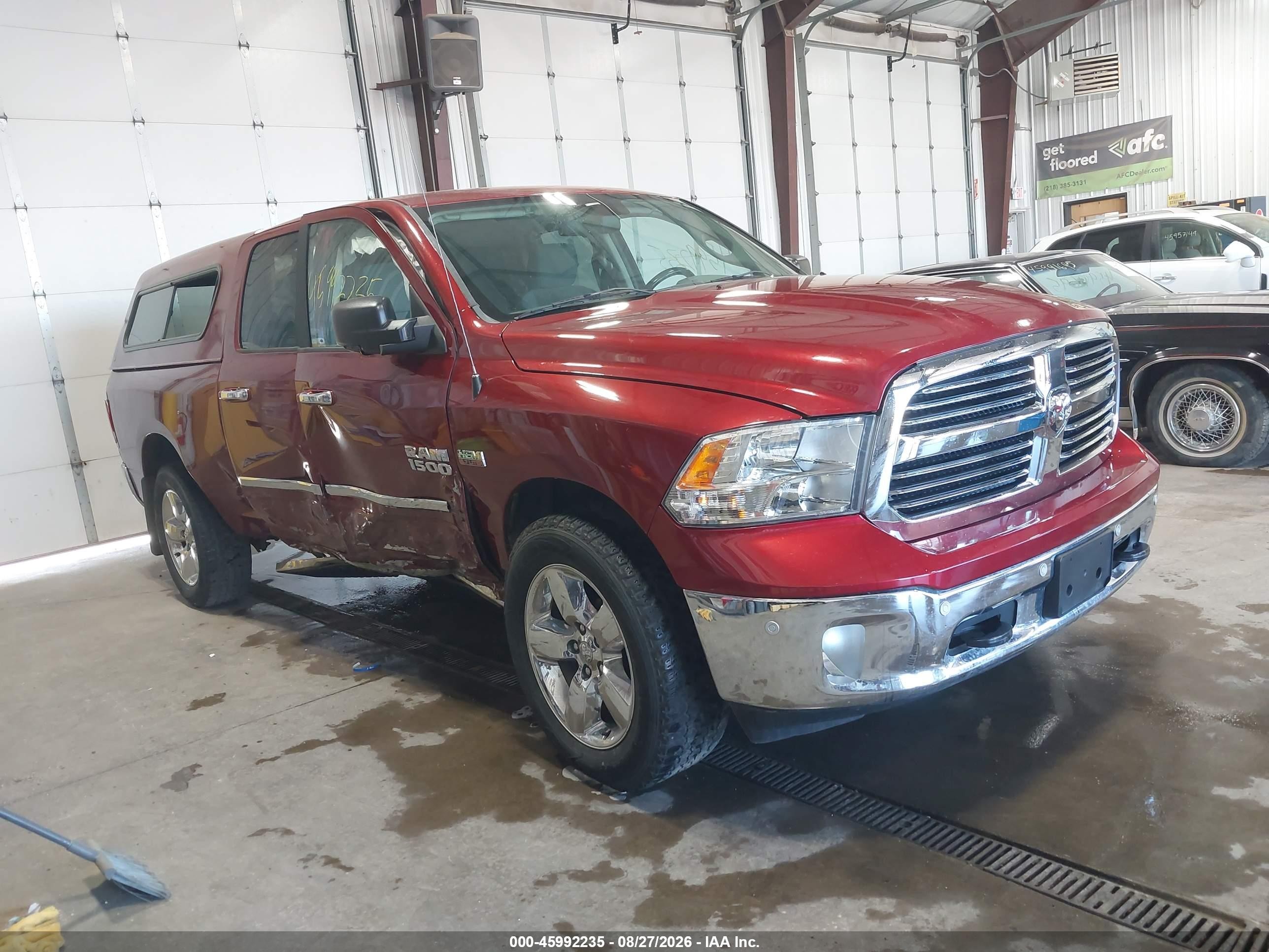 2014 Ram 1500 Big Horn Red vin: 1C6RR7GT5ES447111