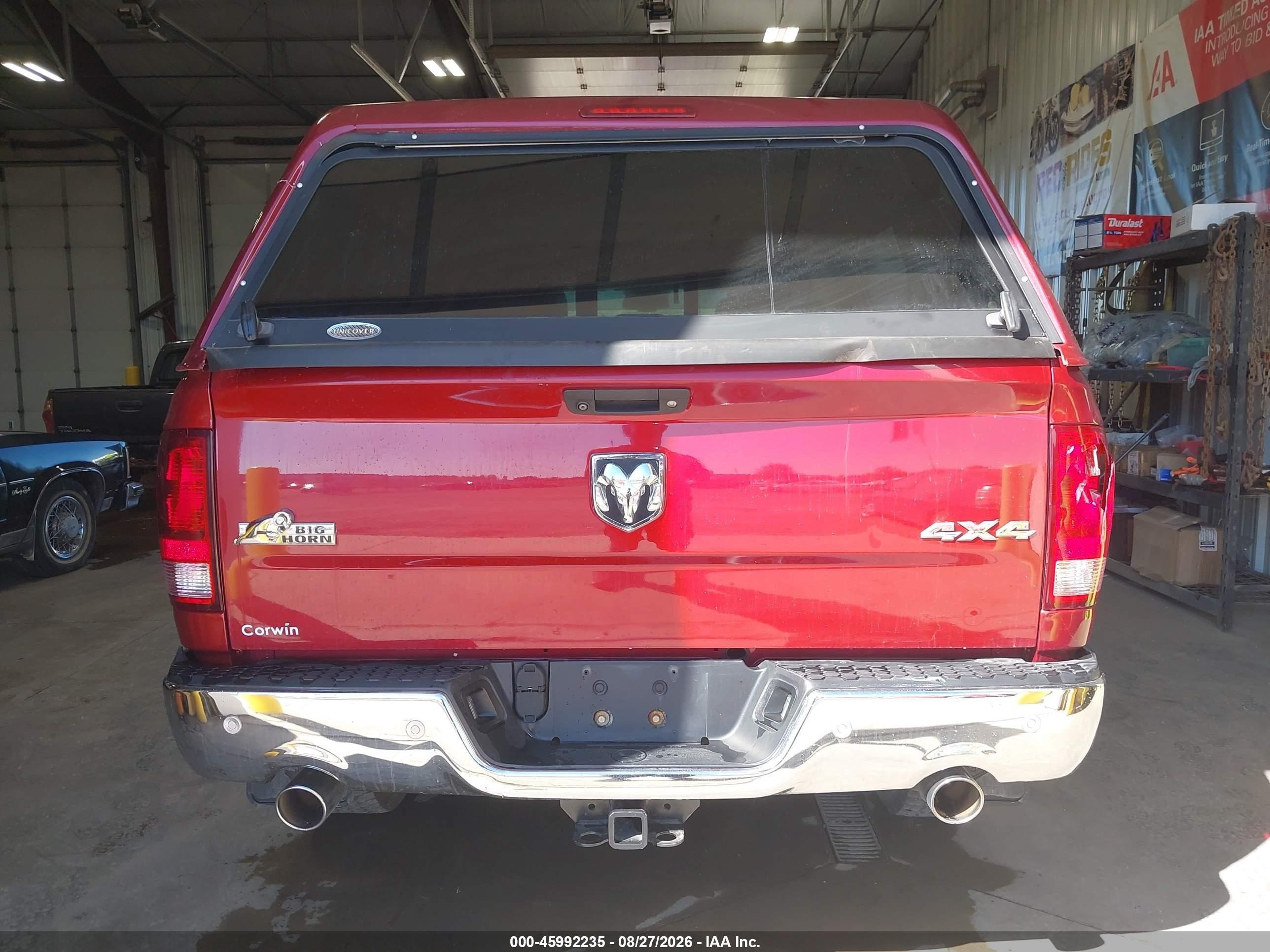2014 Ram 1500 Big Horn Red vin: 1C6RR7GT5ES447111