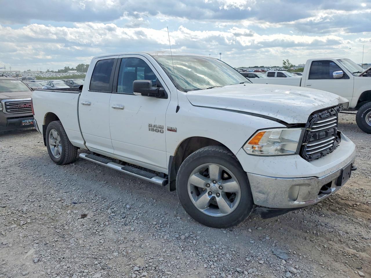 2015 Ram 1500 Slt White vin: 1C6RR7GT5FS643552