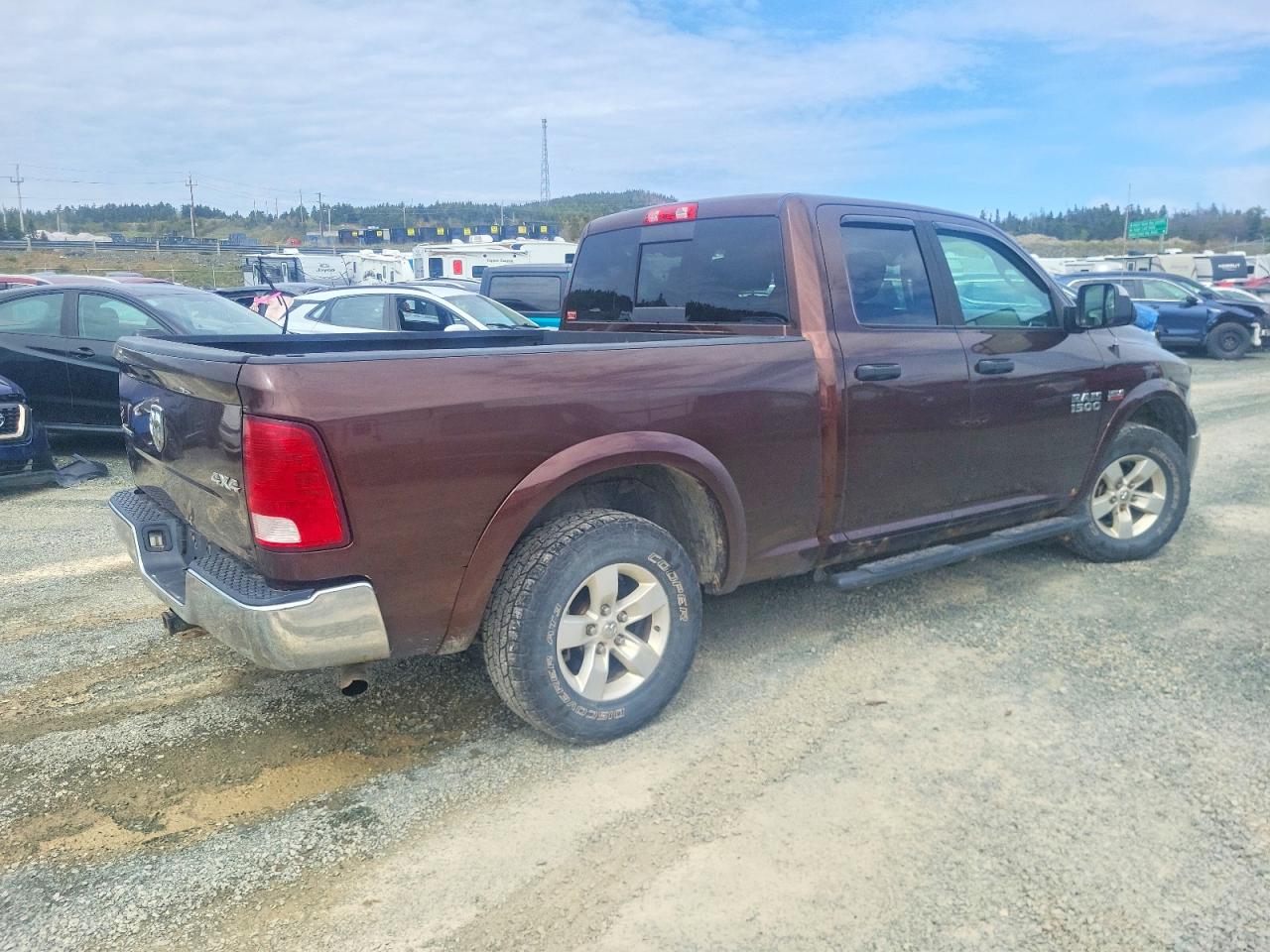 2015 Ram 1500 Slt Brown vin: 1C6RR7GT5FS752061