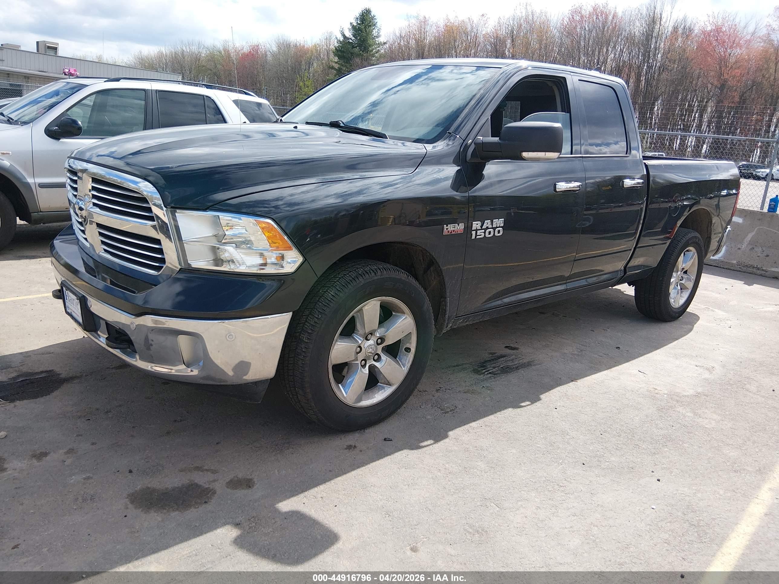 2015 Ram 1500 Big Horn Black vin: 1C6RR7GT5FS767045