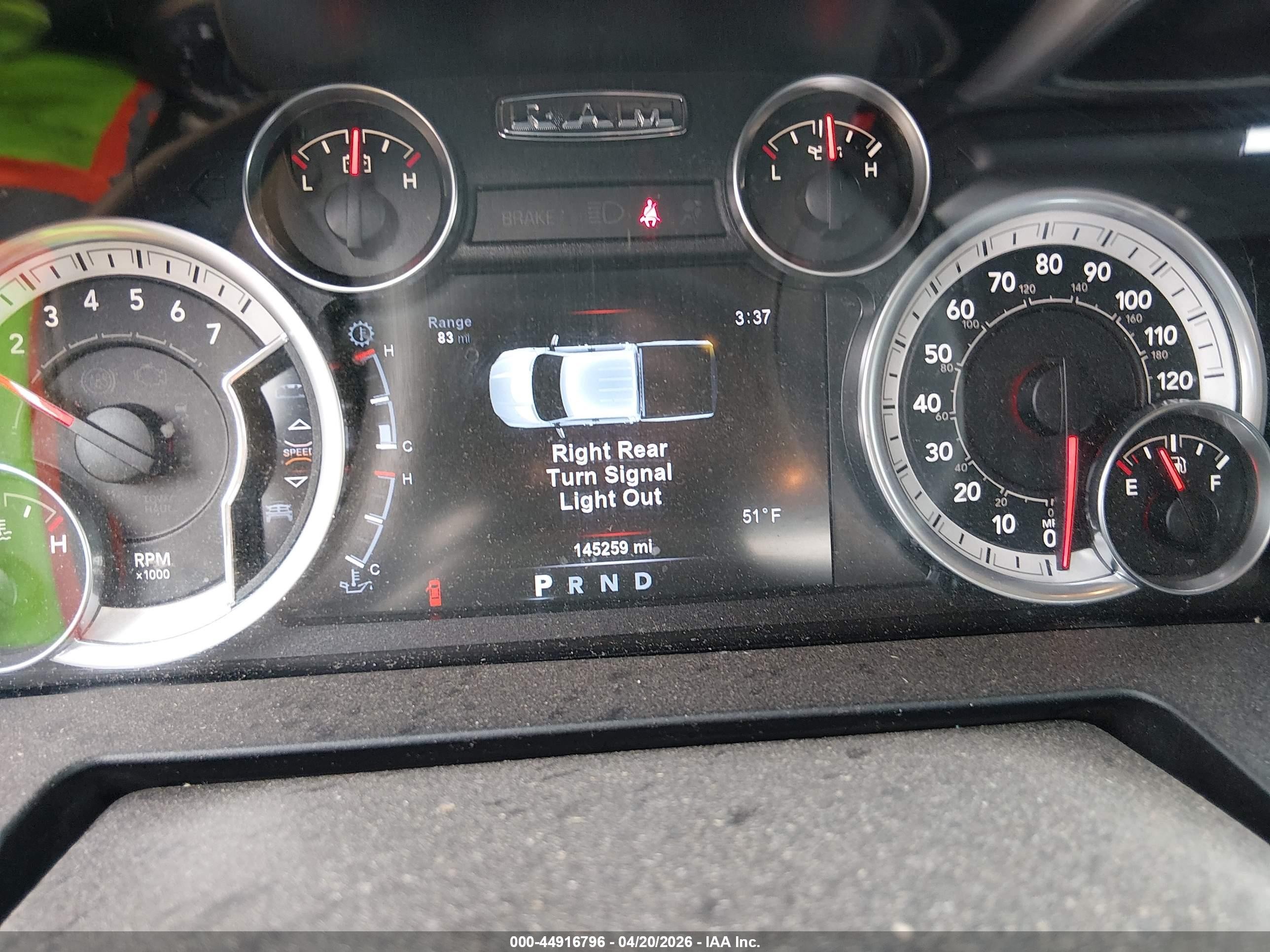 2015 Ram 1500 Big Horn Black vin: 1C6RR7GT5FS767045
