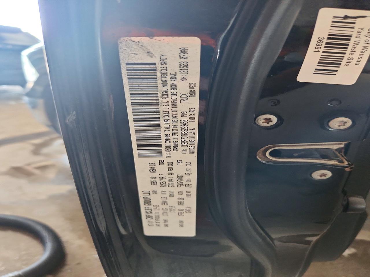 2014 Ram 1500 Slt Black vin: 1C6RR7GT6ES239450