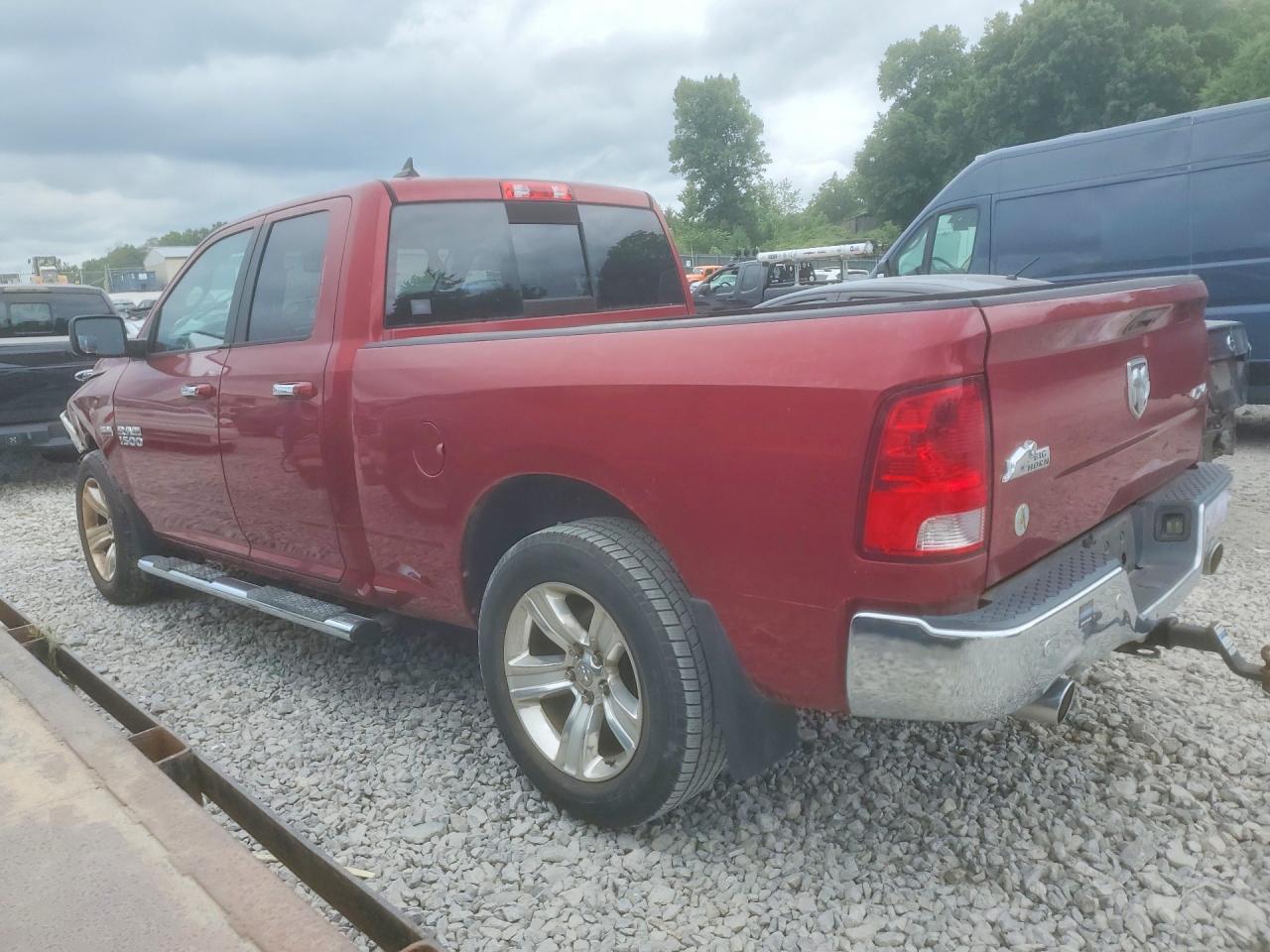 2014 Ram 1500 Slt Red vin: 1C6RR7GT6ES253557