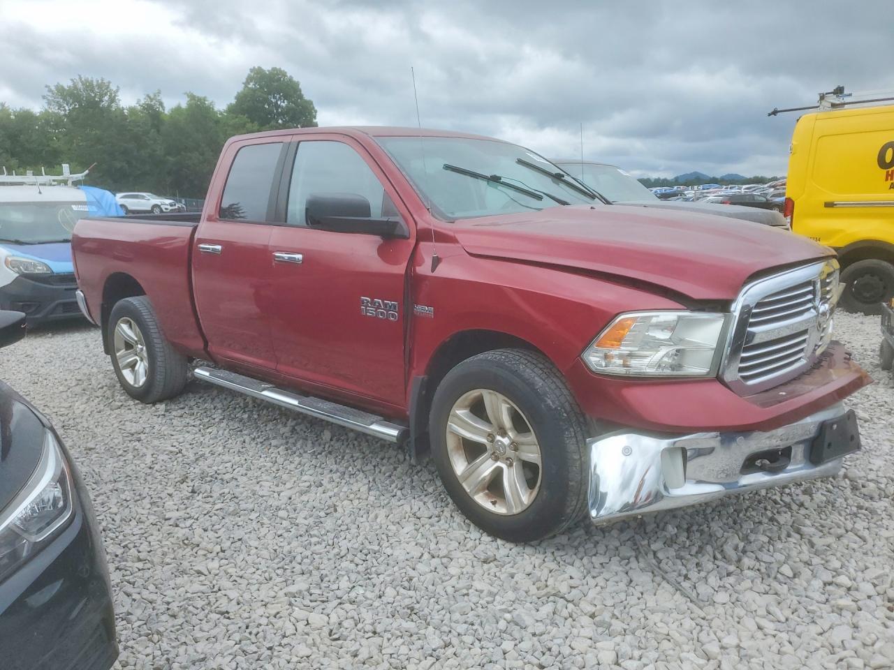2014 Ram 1500 Slt Red vin: 1C6RR7GT6ES253557
