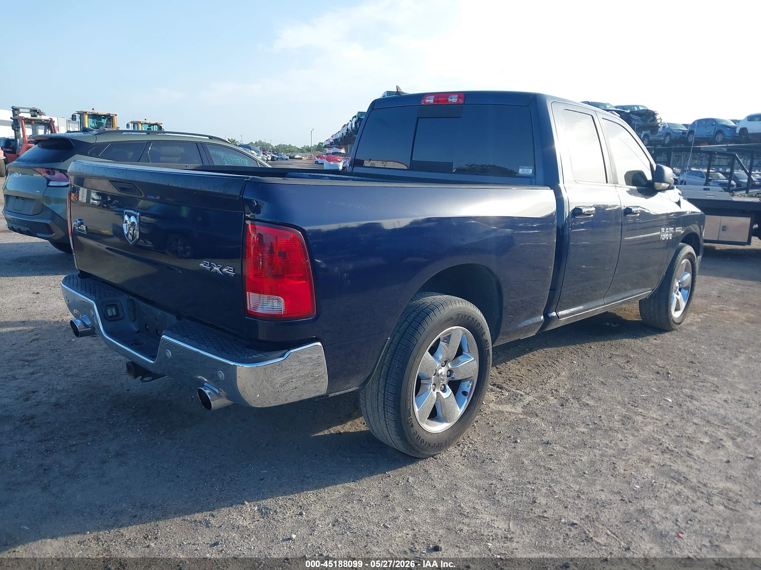 2014 Ram 1500 Big Horn Navy vin: 1C6RR7GT6ES392944