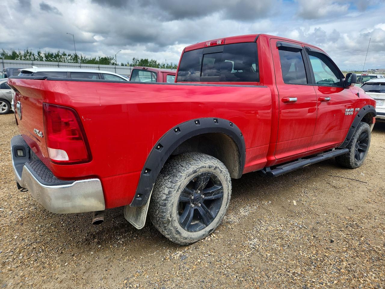 2015 Ram 1500 Slt Red vin: 1C6RR7GT6FS538163