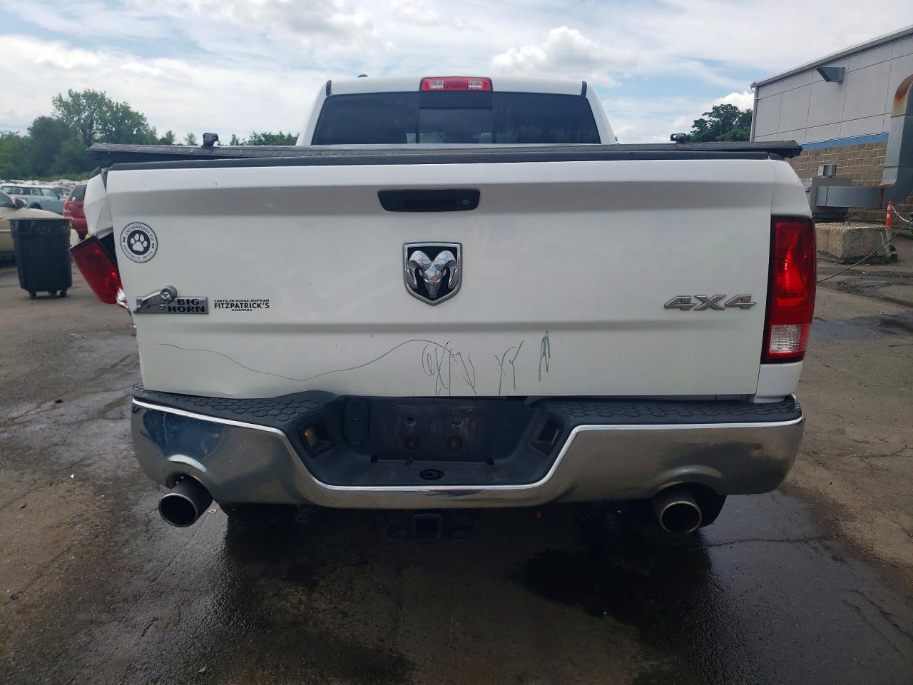 2015 Ram 1500 Slt White vin: 1C6RR7GT6FS665348