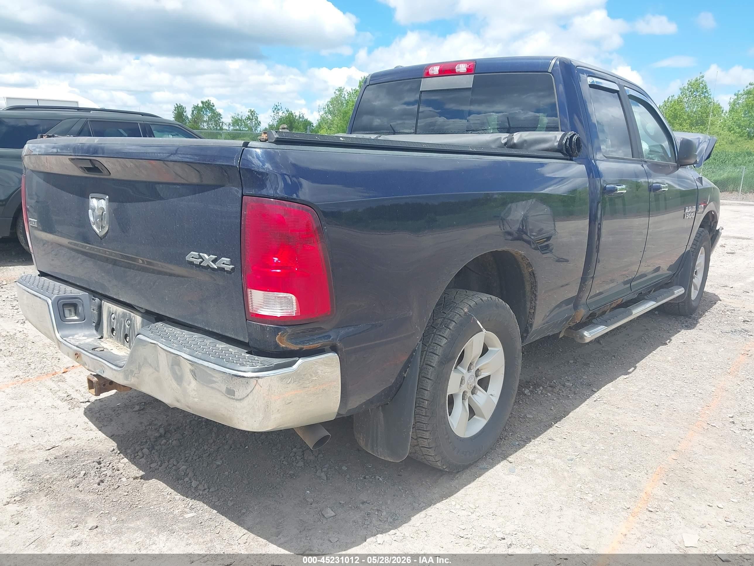2018 Ram 1500 Slt  4x4 6'4 Box Dark Blue vin: 1C6RR7GT6JS115396