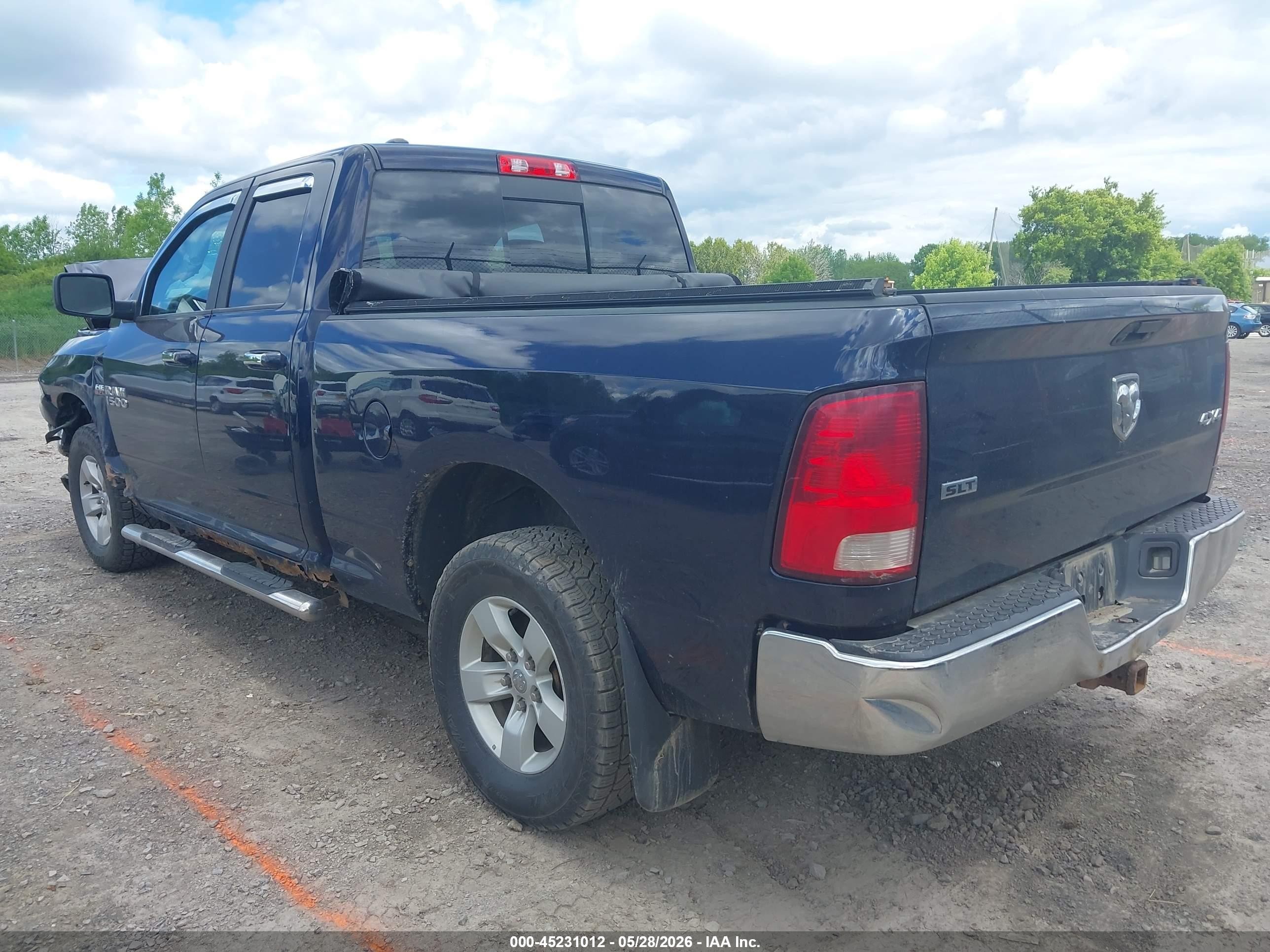 2018 Ram 1500 Slt  4x4 6'4 Box Dark Blue vin: 1C6RR7GT6JS115396