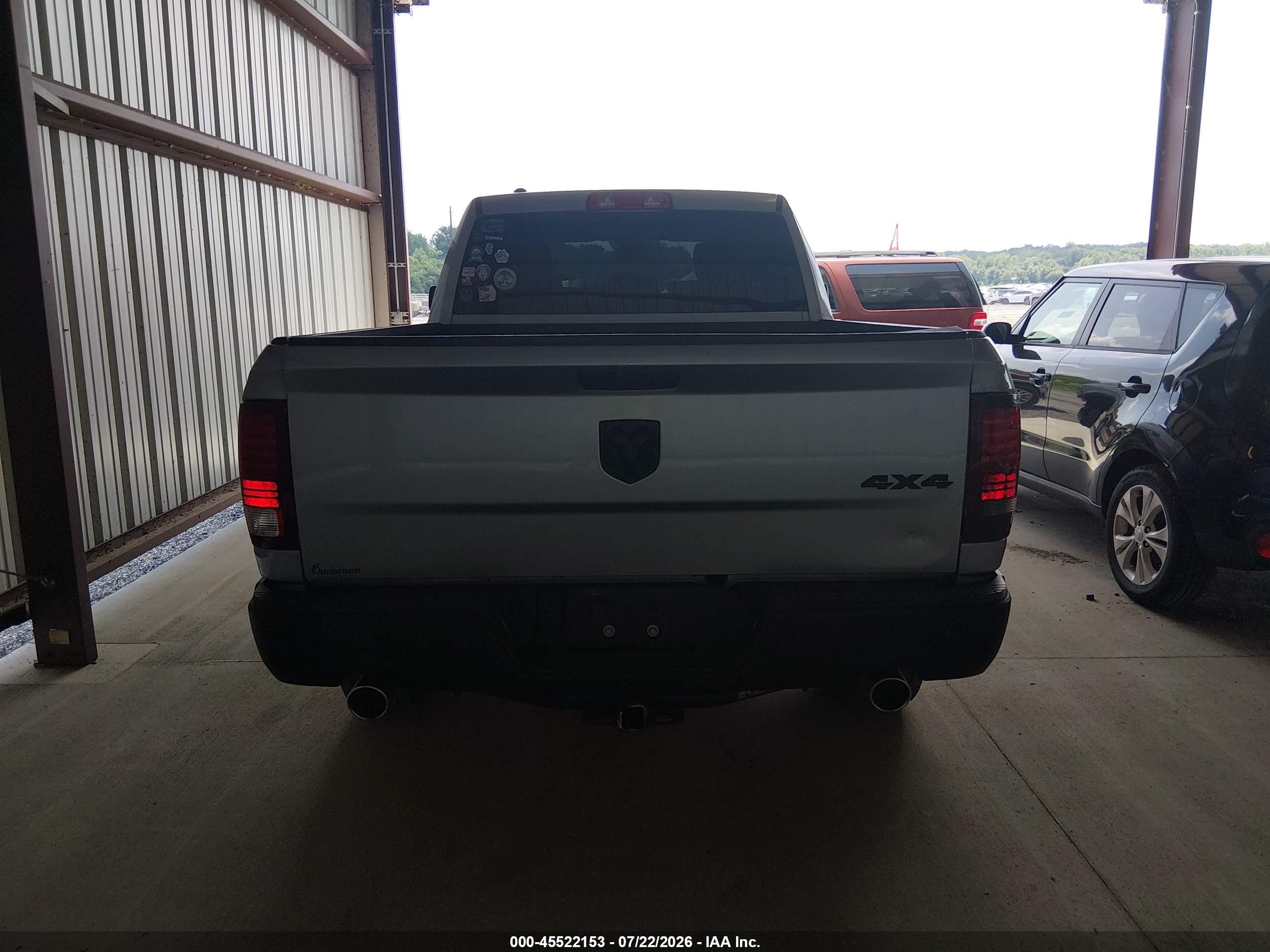 2021 Ram 1500 Classic Warlock  4x4 6'4 Box Серый vin: 1C6RR7GT6MS581009