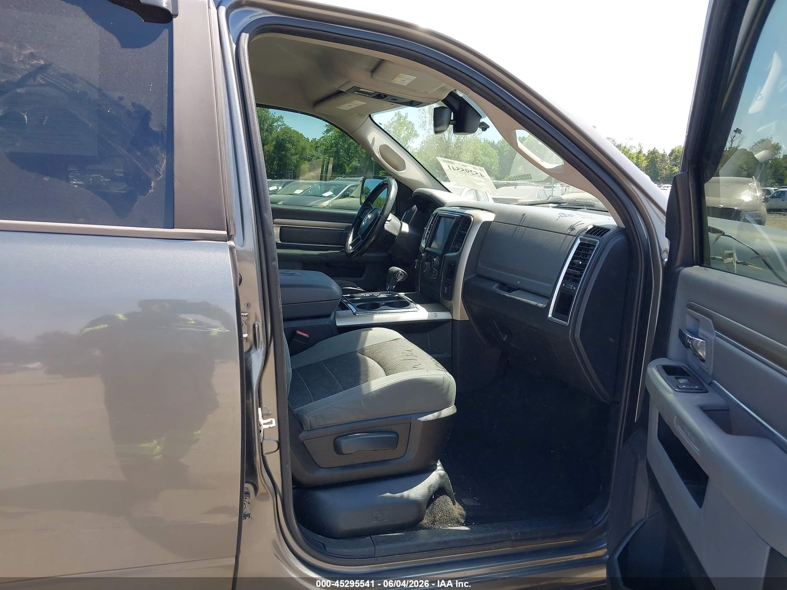 2013 Ram 1500 Outdoorsman Gray vin: 1C6RR7GT7DS584873