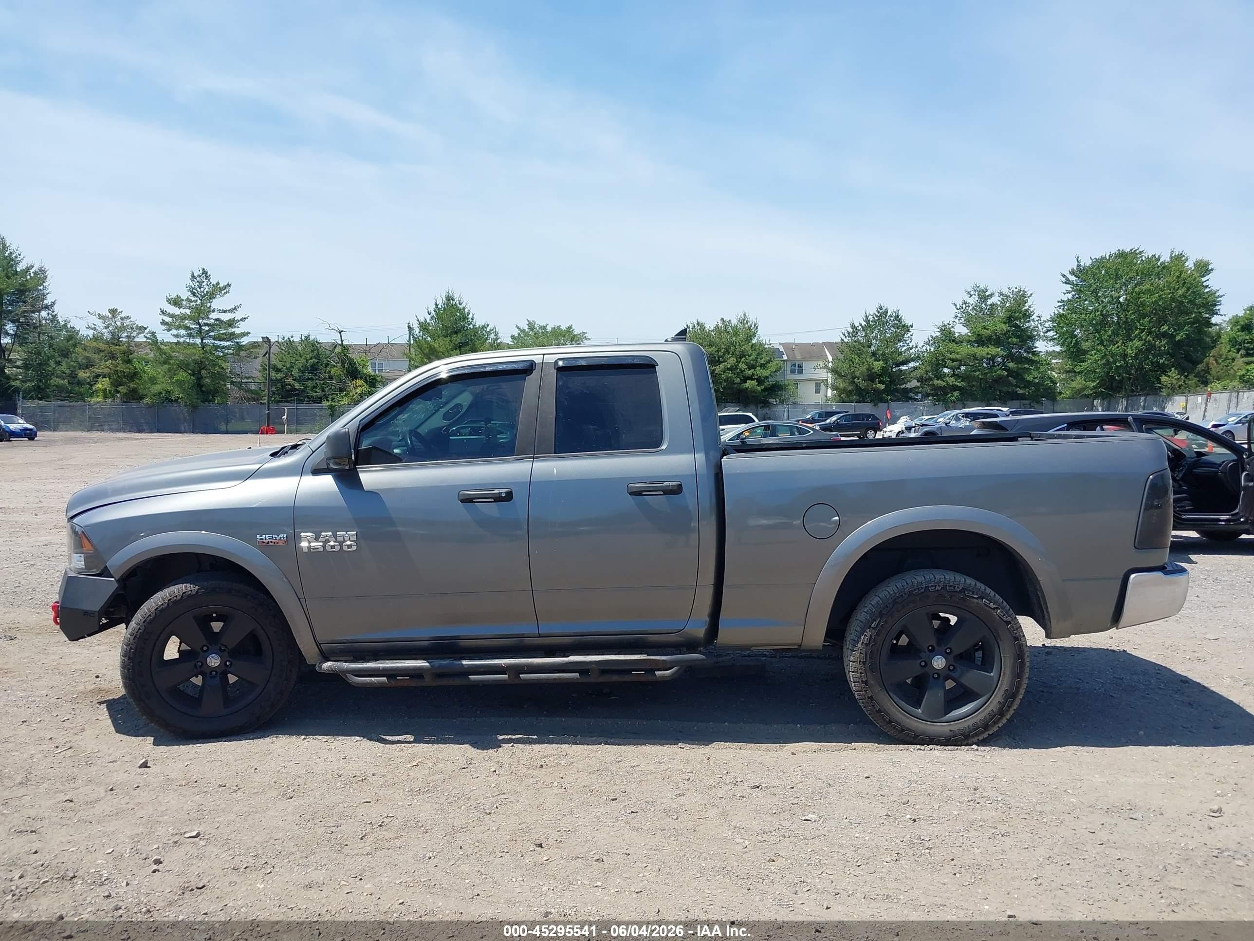 2013 Ram 1500 Outdoorsman Gray vin: 1C6RR7GT7DS584873