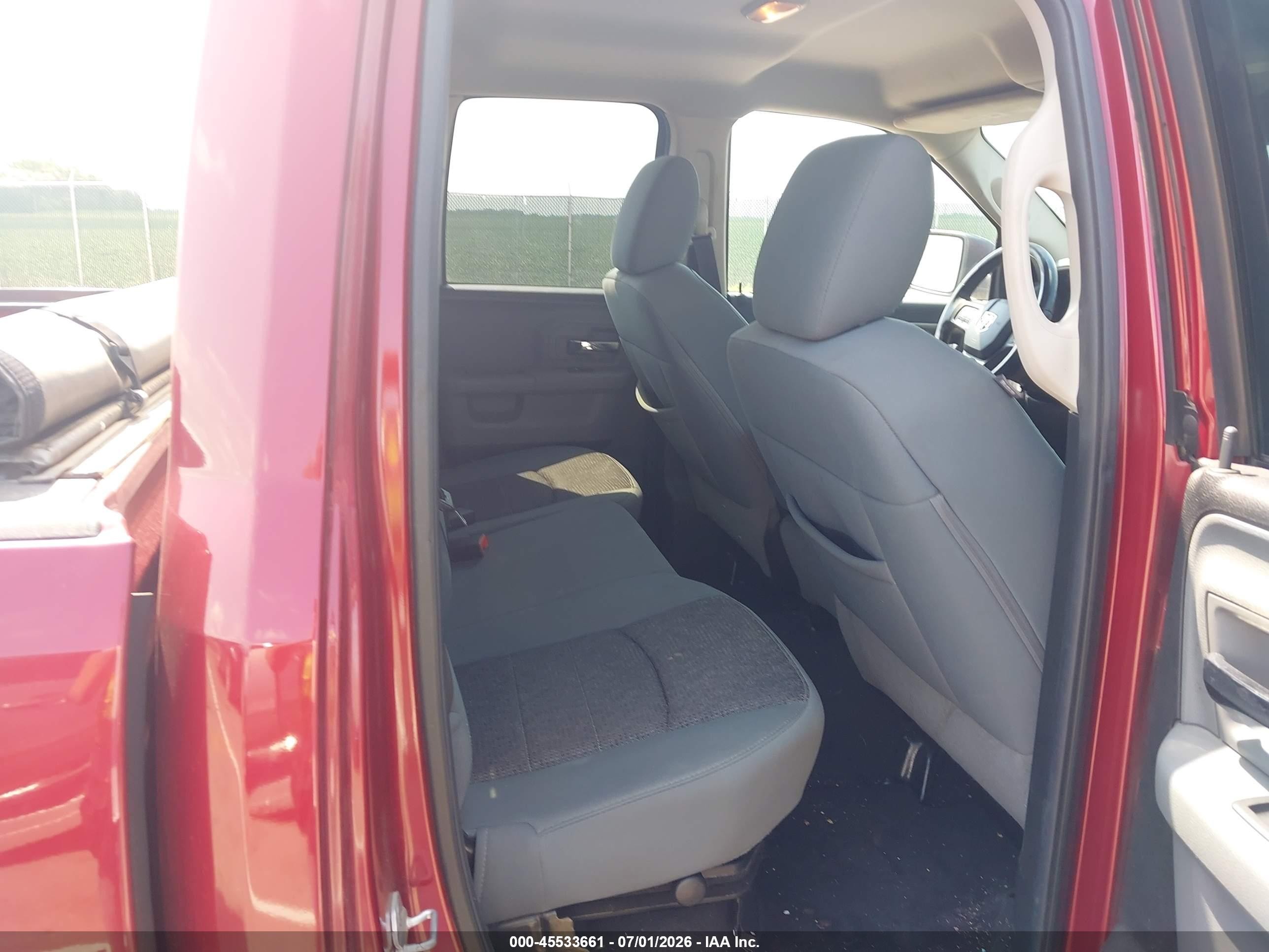 2014 Ram 1500 Big Horn Red vin: 1C6RR7GT7ES169764