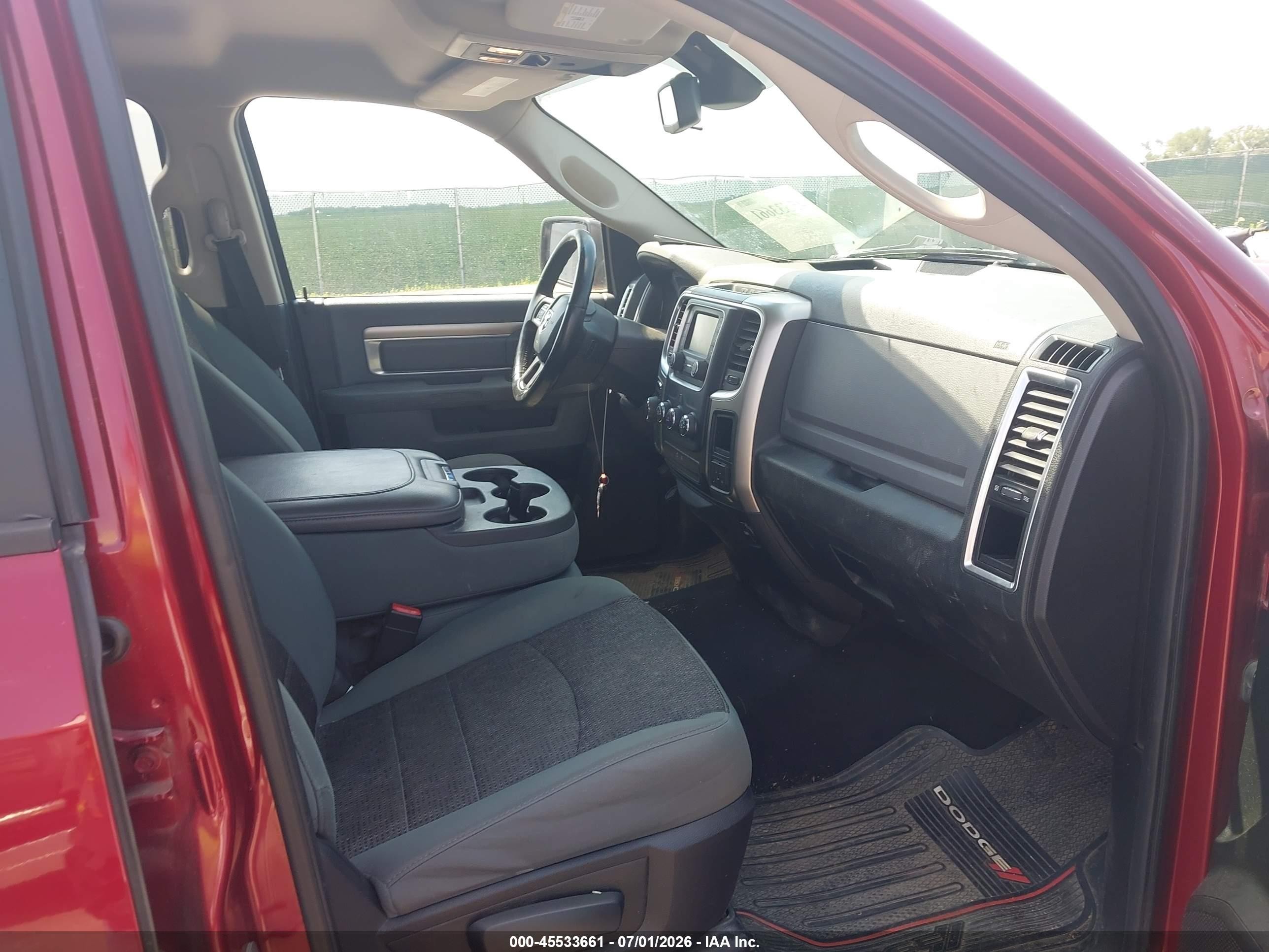 2014 Ram 1500 Big Horn Red vin: 1C6RR7GT7ES169764