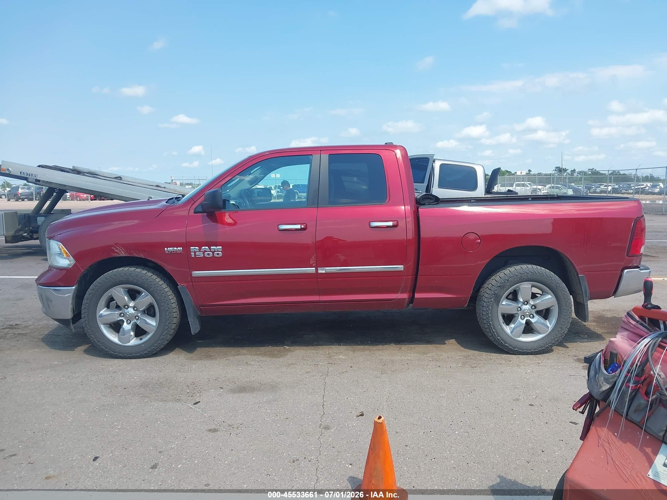 2014 Ram 1500 Big Horn Red vin: 1C6RR7GT7ES169764
