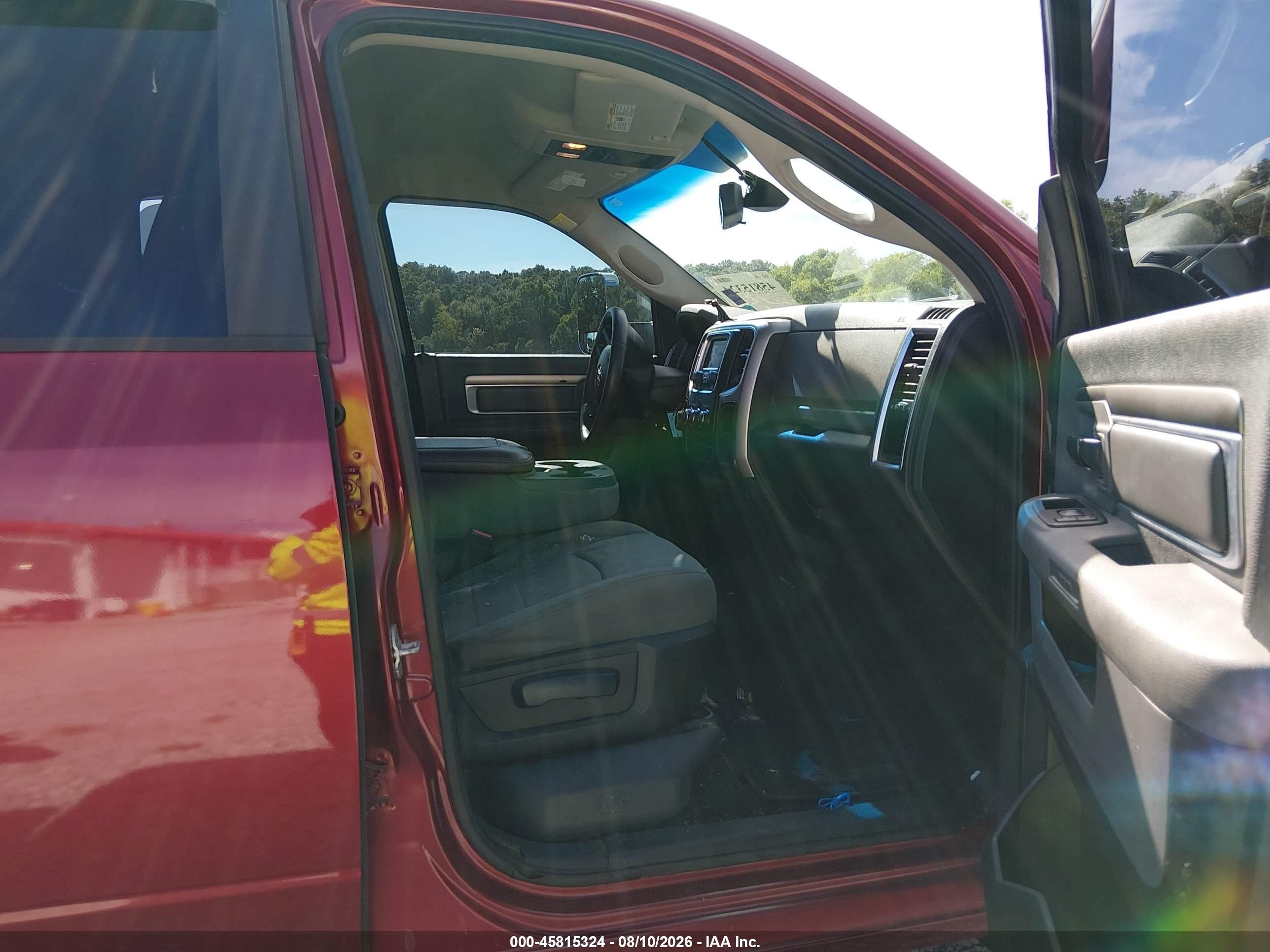 2014 Ram 1500 Slt Red vin: 1C6RR7GT7ES181428