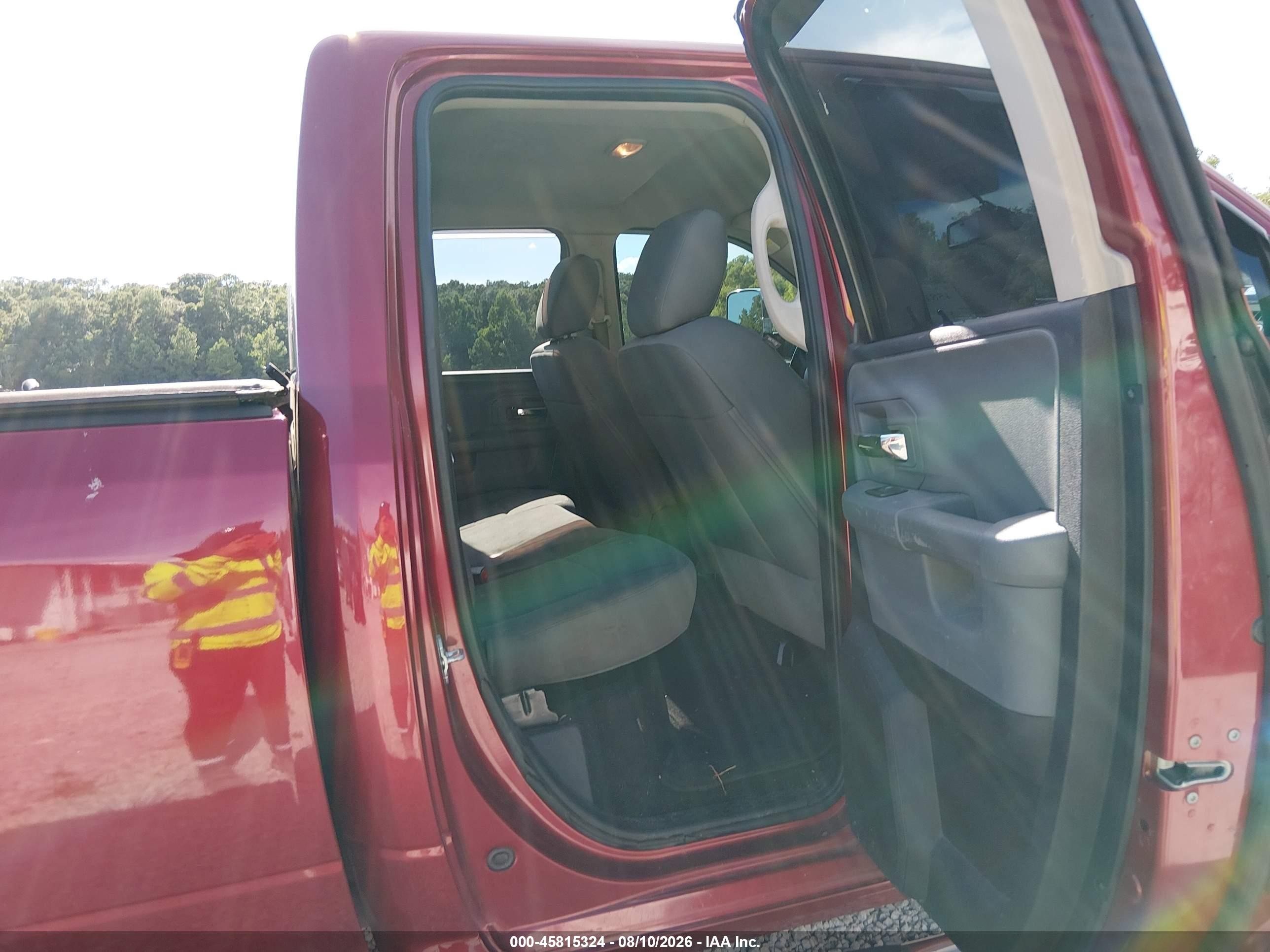 2014 Ram 1500 Slt Red vin: 1C6RR7GT7ES181428