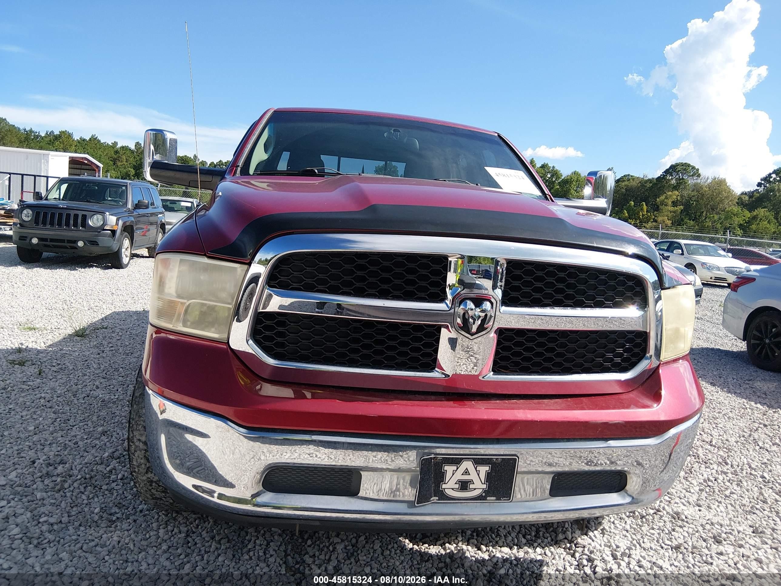 2014 Ram 1500 Slt Red vin: 1C6RR7GT7ES181428
