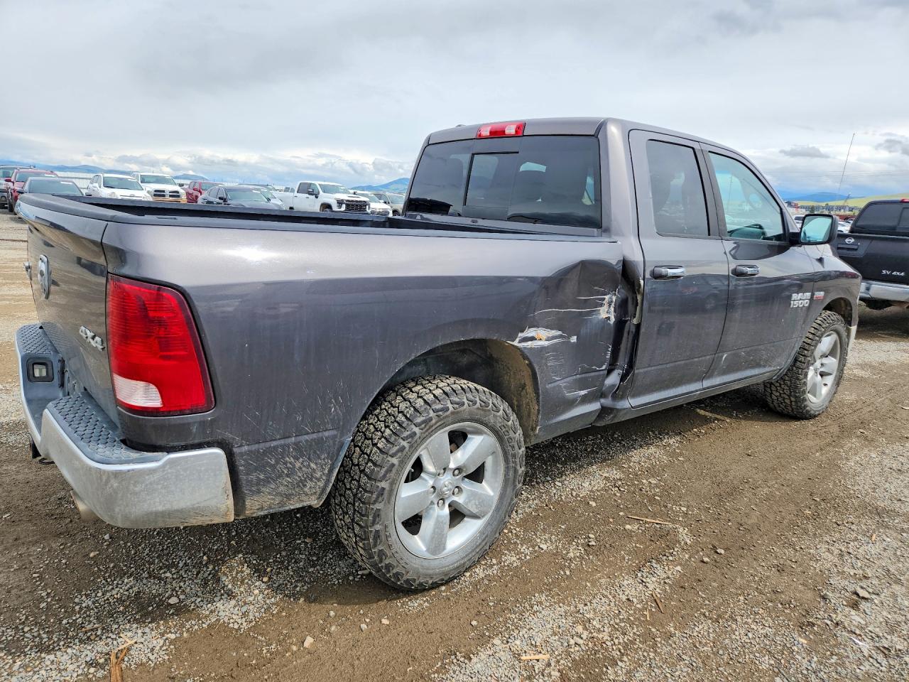 2014 Ram 1500 Slt Gray vin: 1C6RR7GT7ES294215