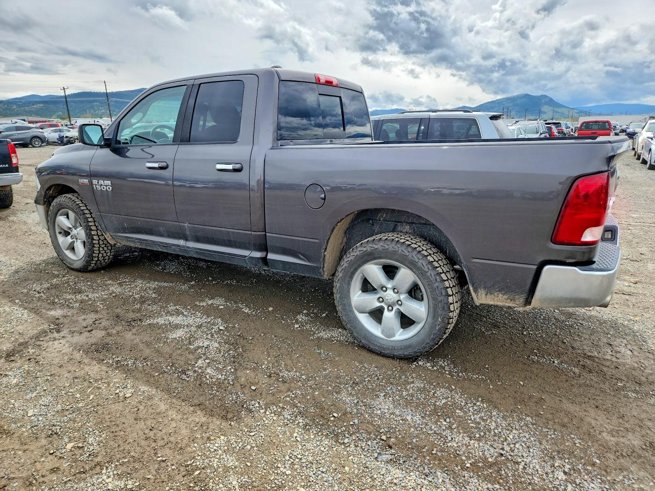 2014 Ram 1500 Slt Gray vin: 1C6RR7GT7ES294215