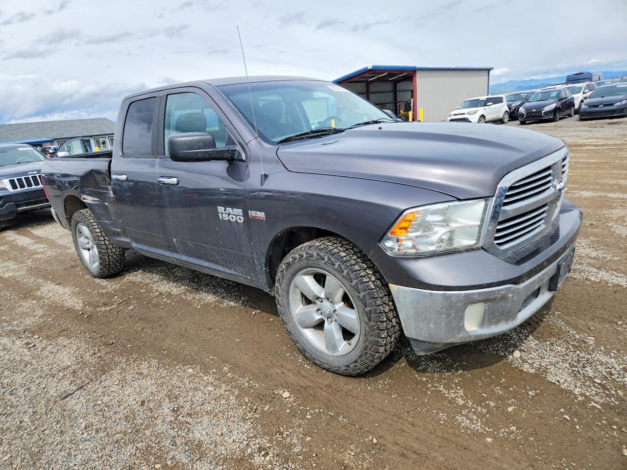2014 Ram 1500 Slt Gray vin: 1C6RR7GT7ES294215
