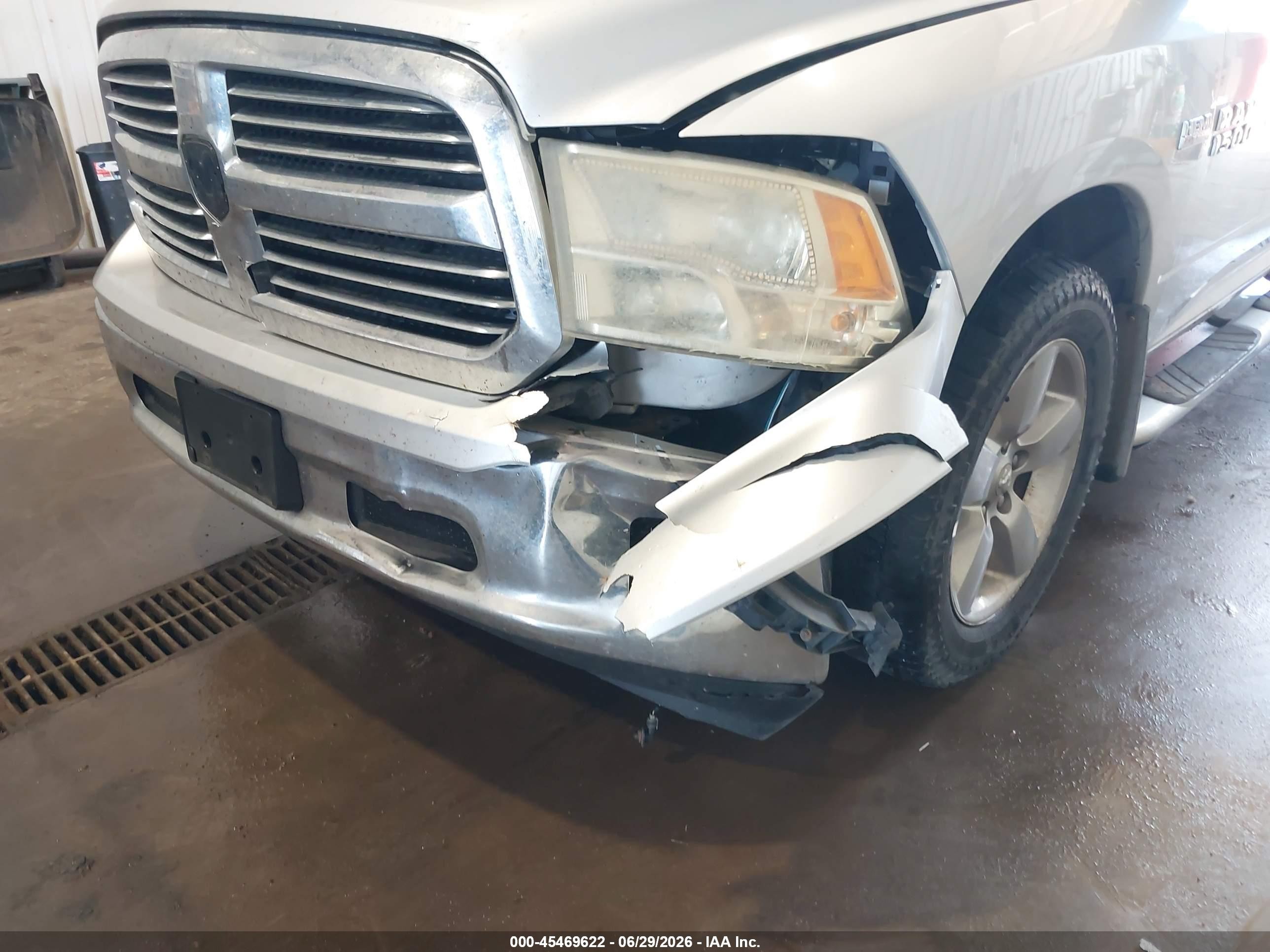 2014 Ram 1500 Big Horn Gray vin: 1C6RR7GT7ES443724