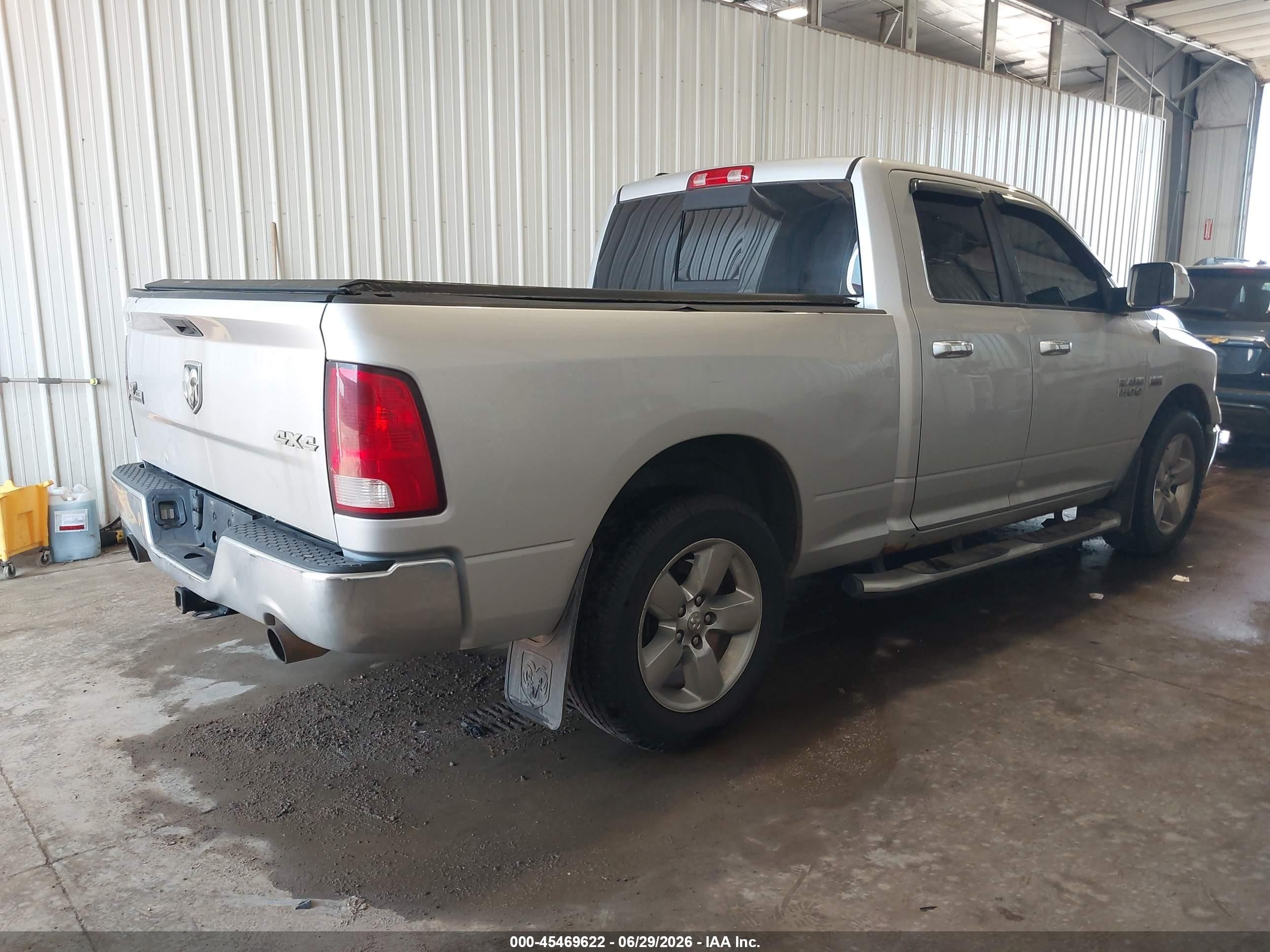 2014 Ram 1500 Big Horn Gray vin: 1C6RR7GT7ES443724