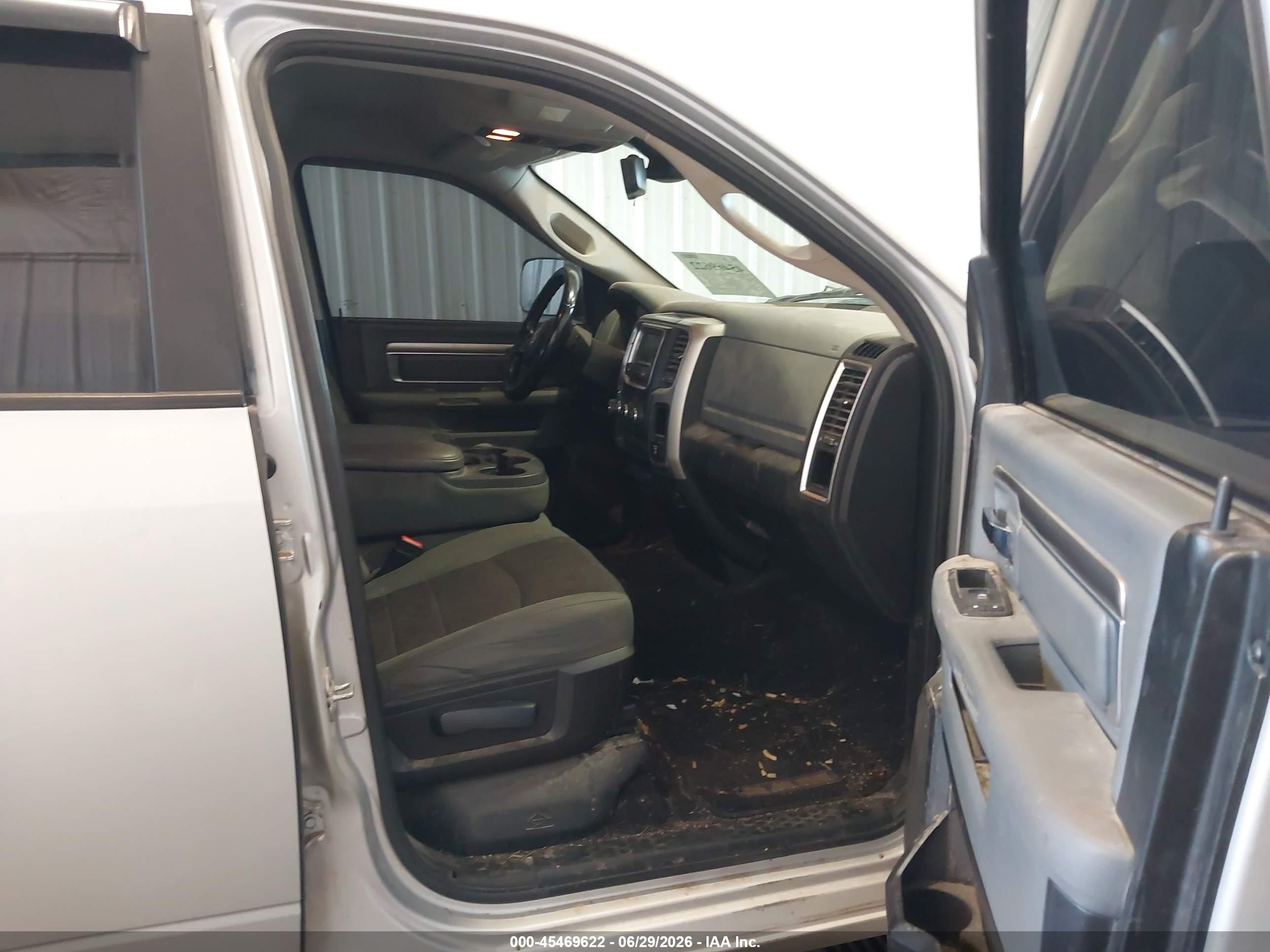 2014 Ram 1500 Big Horn Gray vin: 1C6RR7GT7ES443724