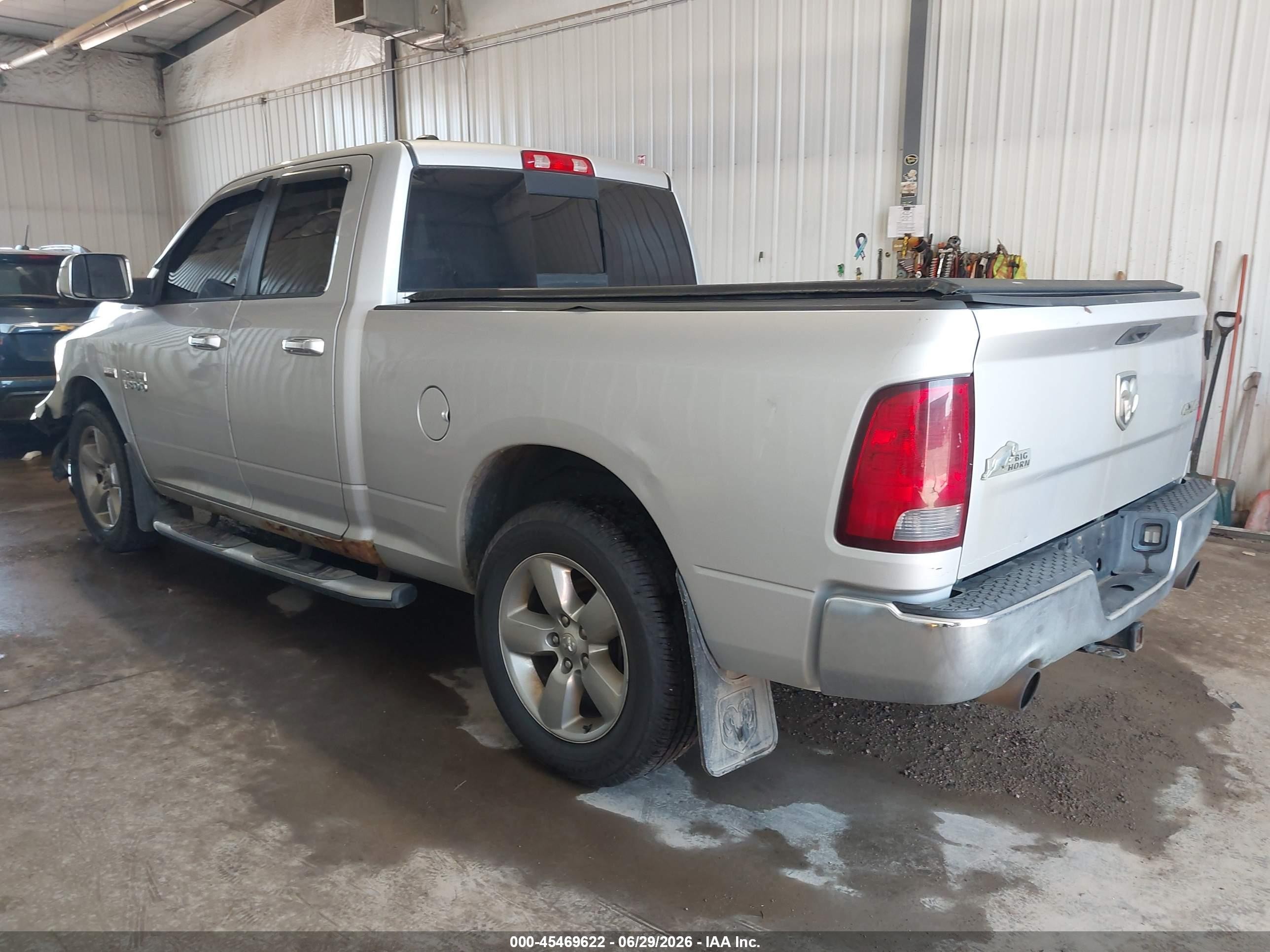 2014 Ram 1500 Big Horn Gray vin: 1C6RR7GT7ES443724
