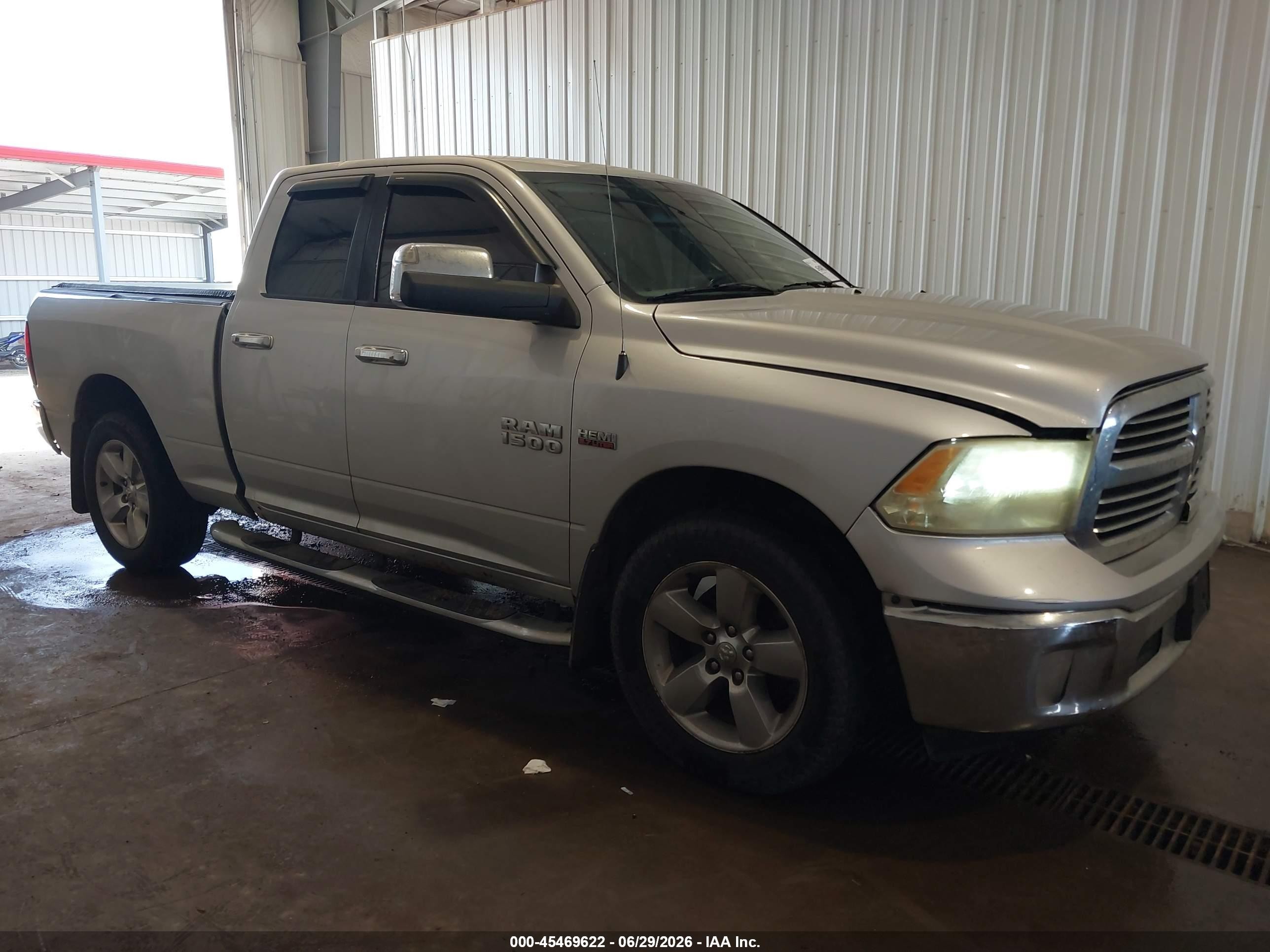 2014 Ram 1500 Big Horn Gray vin: 1C6RR7GT7ES443724